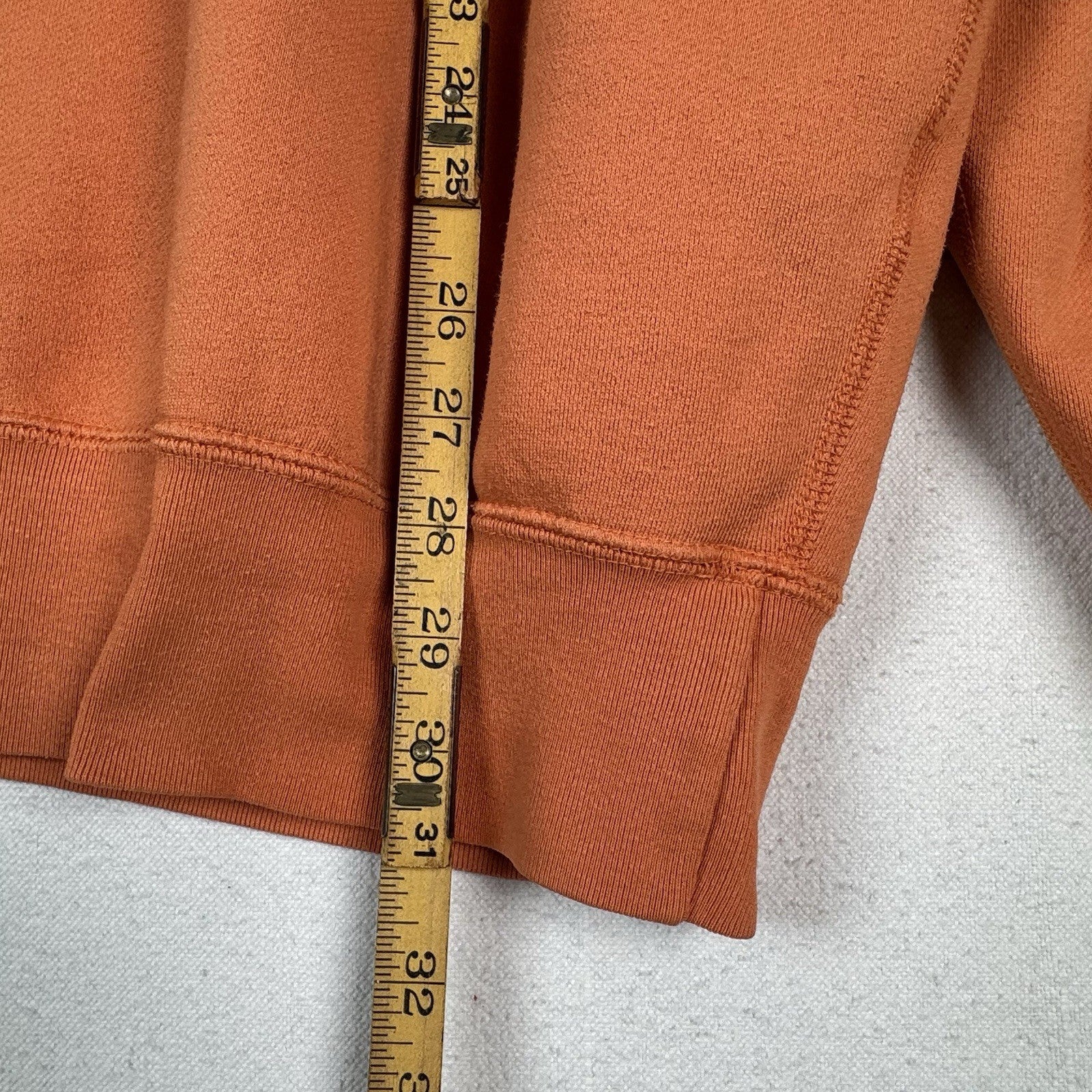 Vintage 90s Polo Ralph Lauren Sweater Fleece Men's XL Orange Crewneck