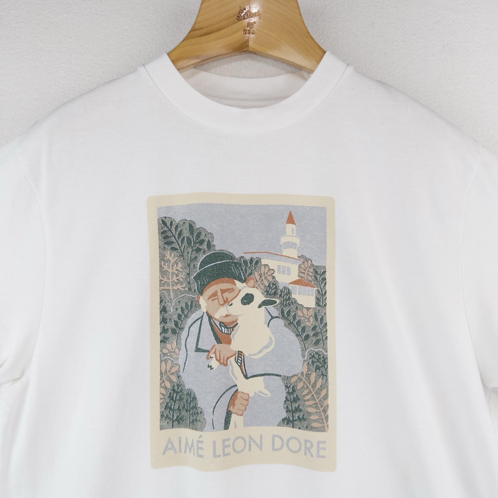 Aimé Leon Dore White Molina Pappou Goat Tee Spring Summer ALD T-shirt
