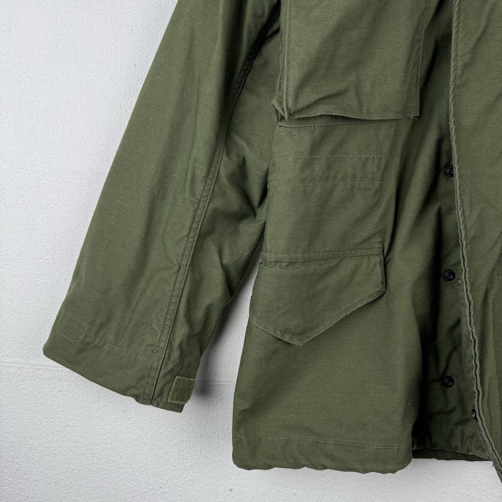 70’s Vtg Military Cold Weather Field Coat Jacket Size X-Small Regular OG-107