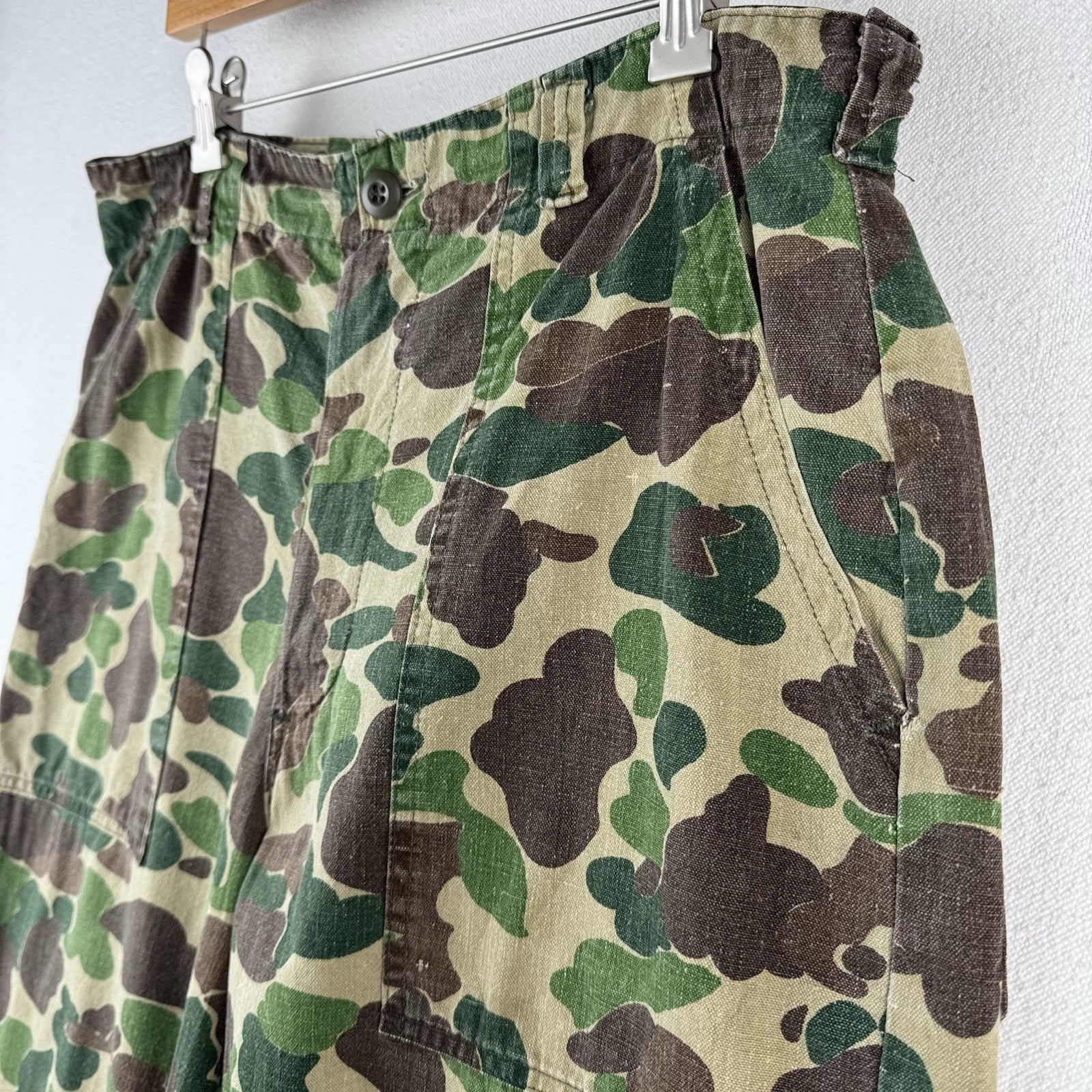 70’s Vtg Ranger Vietnam Duck Camo Hunting Pants Men’s M Fits 32x27