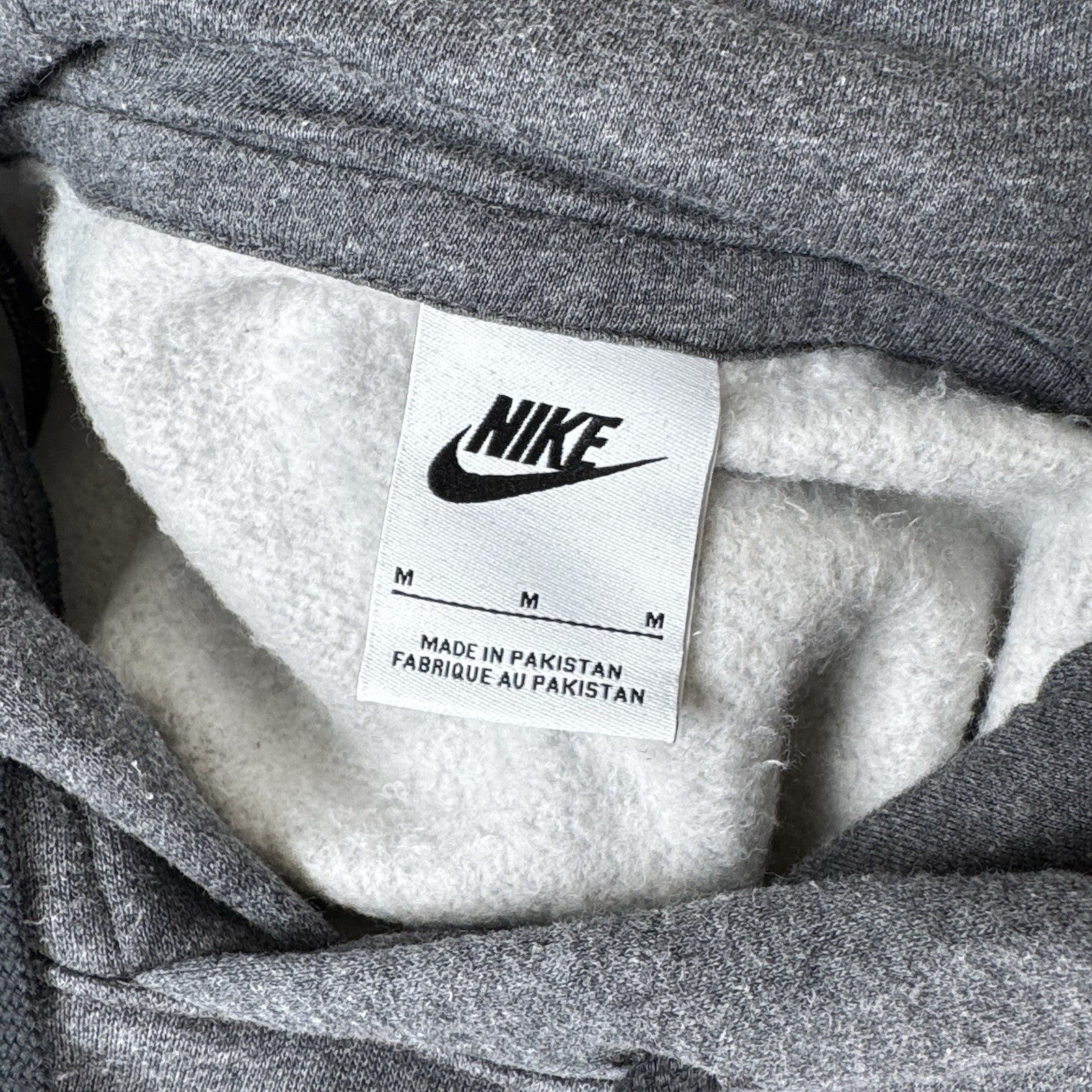 Nike Sportswear Club Dark Gray Fleece Pullover Hoodie Men’s Medium