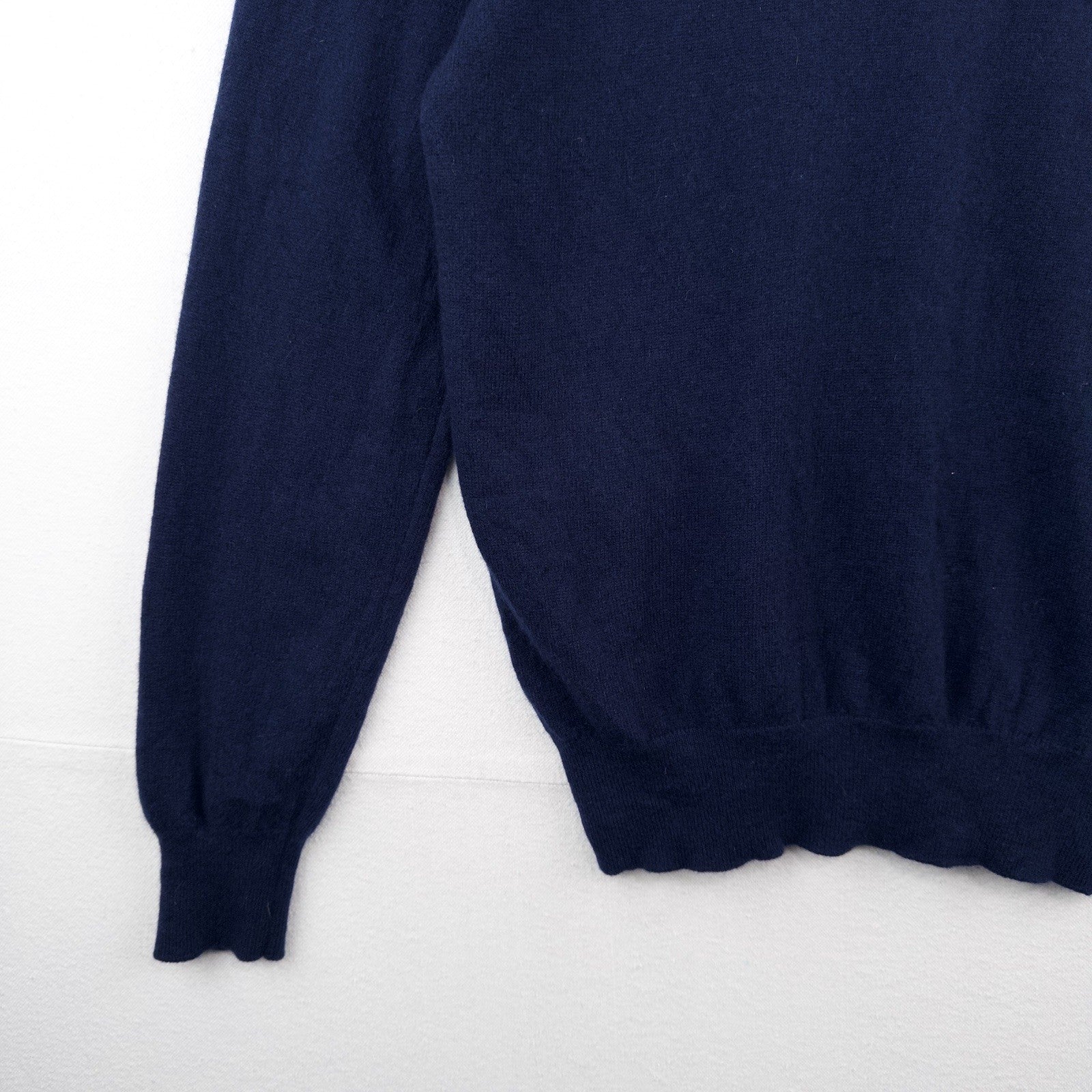 United Colors of Benetton Men’s M Blue Cashmere Turtleneck Sweater