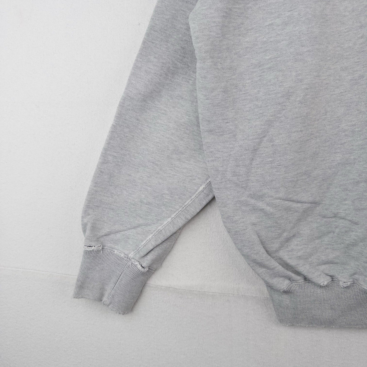90’s Vtg Polo Ralph Lauren Sweatshirt Men’s M Gray 100% Cotton *Distressed