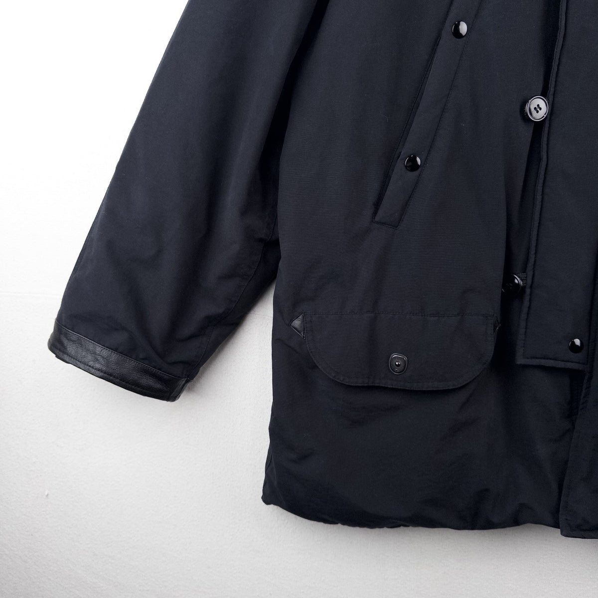 90’s Vtg Ralph Lauren Polo Jeans Co Goose Down Parka Black Hooded Men’s Large