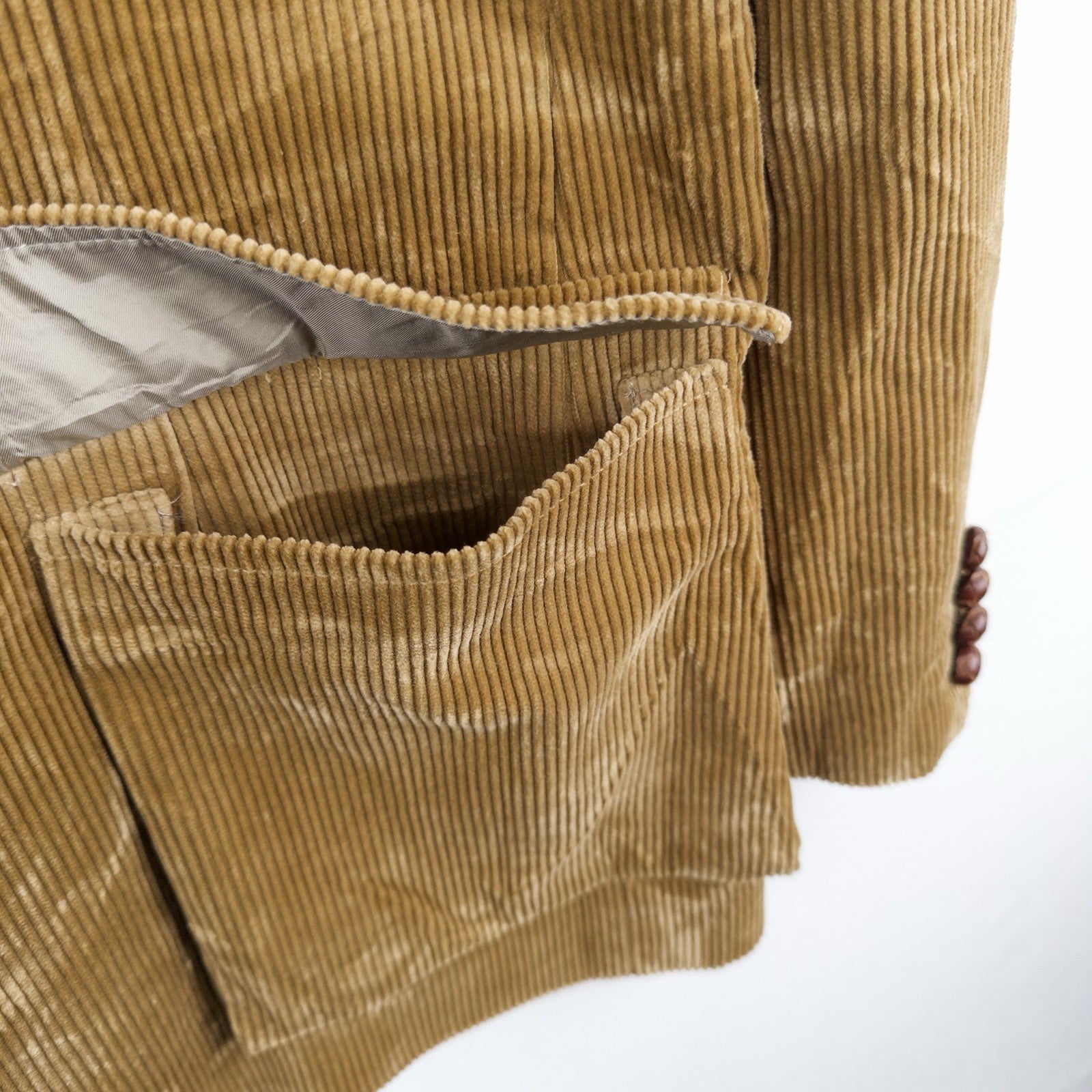 90’s Polo Ralph Lauren RL67 Corduroy Jacket Coat Blazer Tobacco Tan Men’s L (44)