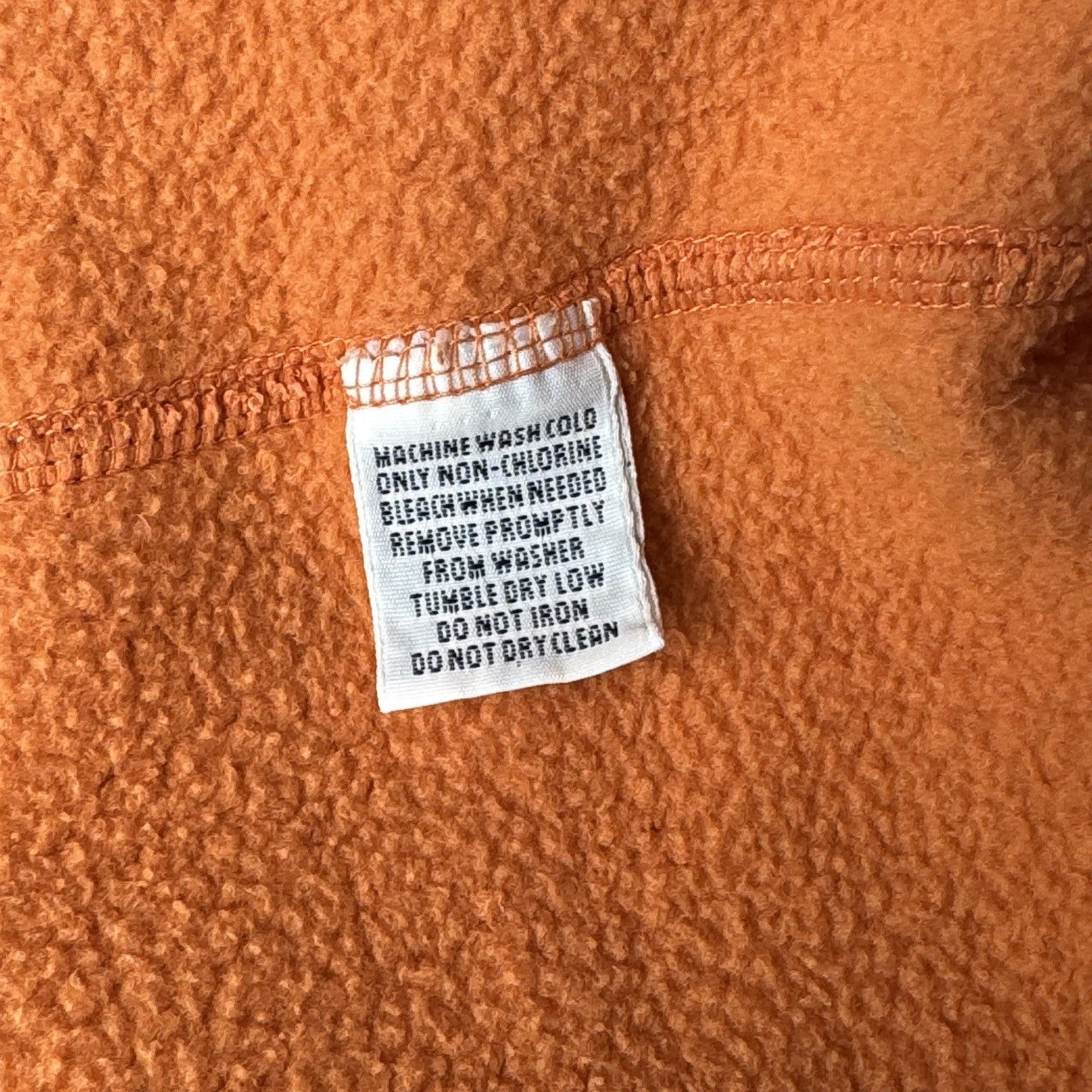 Vintage 90s Polo Ralph Lauren Sweater Fleece Men's XL Orange Crewneck