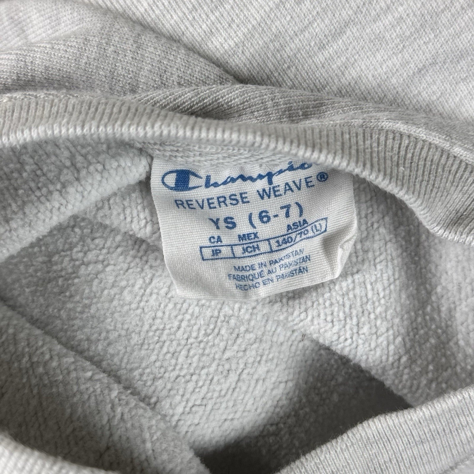 Champion Reverse Weave Lake Winnipesaukee Youth 6-7 Crewneck Pullover Sweatshirt