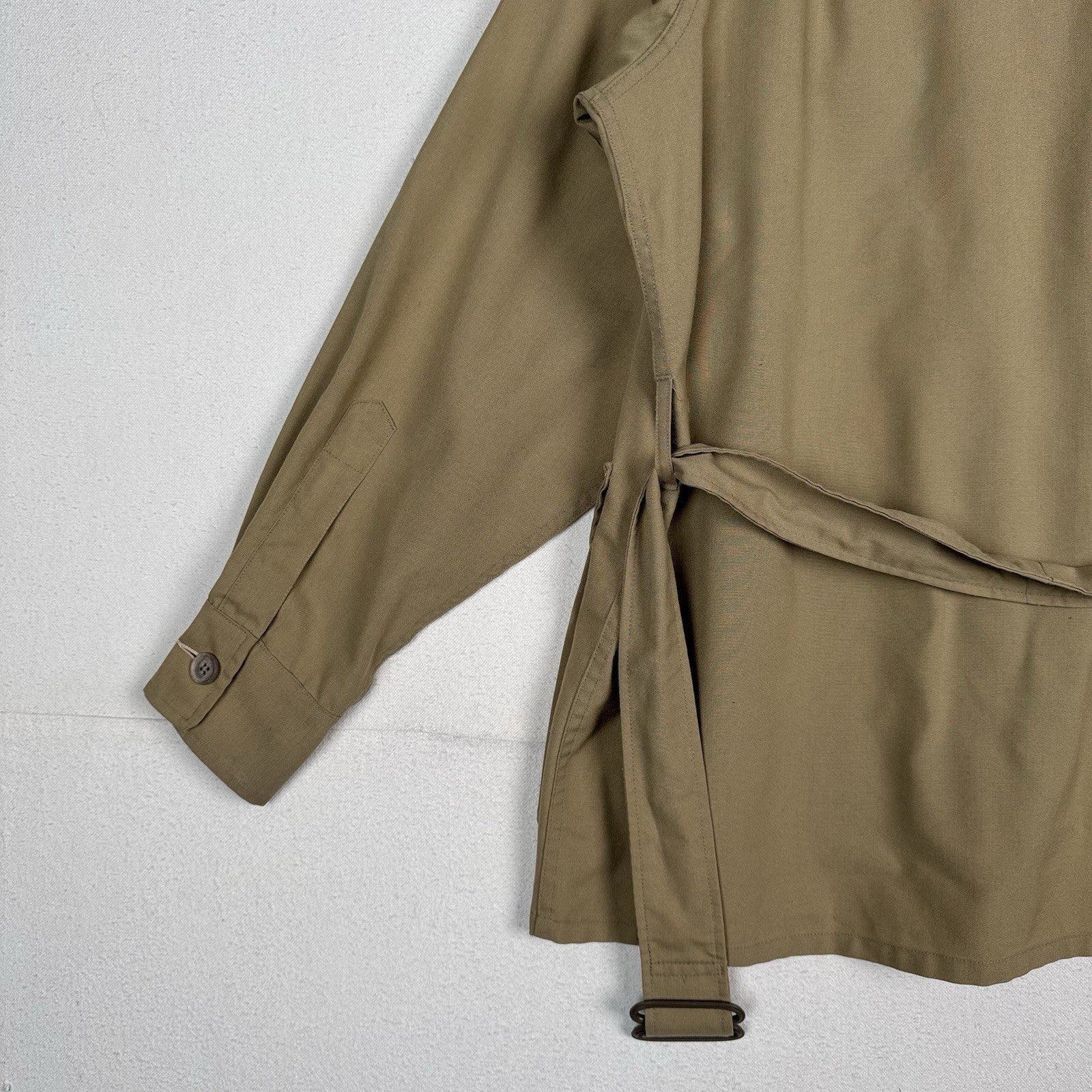 Vintage 60’s 70’s L.L. Bean Belted Khaki Safari Camp Jacket Men’s Size 40 (XL)