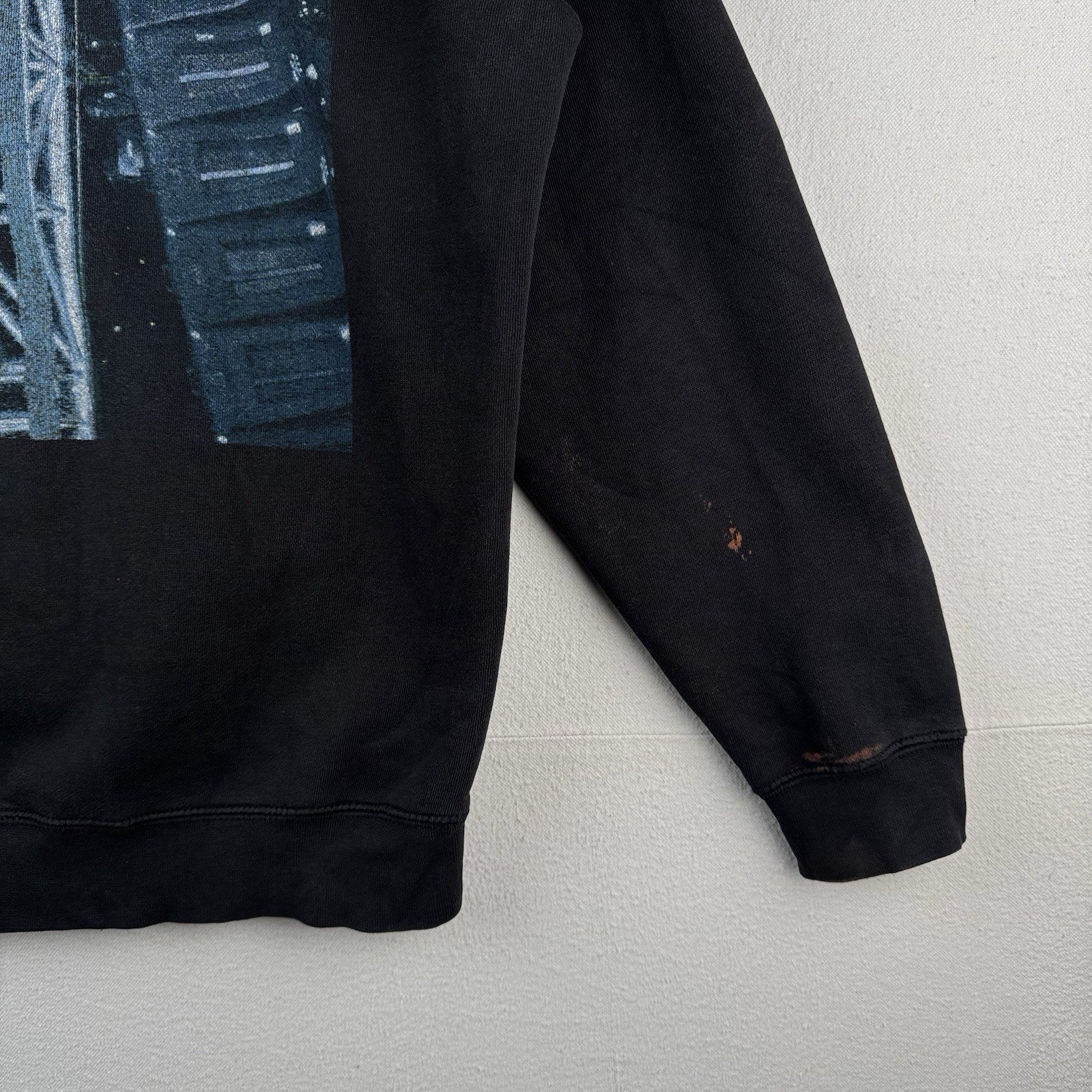XXXTENTACION Going Down Black Hoodie Tour Concert XL Embroidered *Distressed