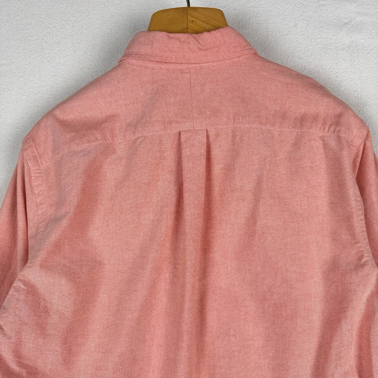 Ralph Lauren Long Sleeve Men’s Large Button Down Shirt Peach