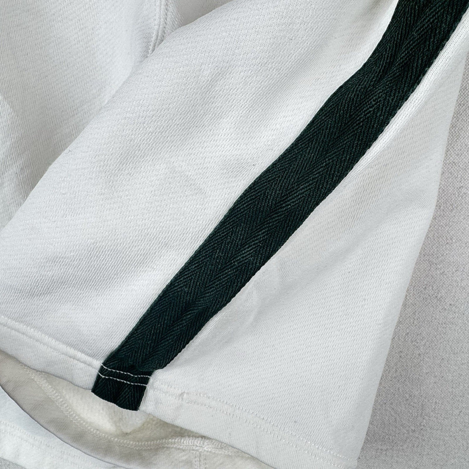 Vtg Polo Ralph Men’s L  38x12 Lauren Tennis Crest Heavyweight Sweat Shorts White