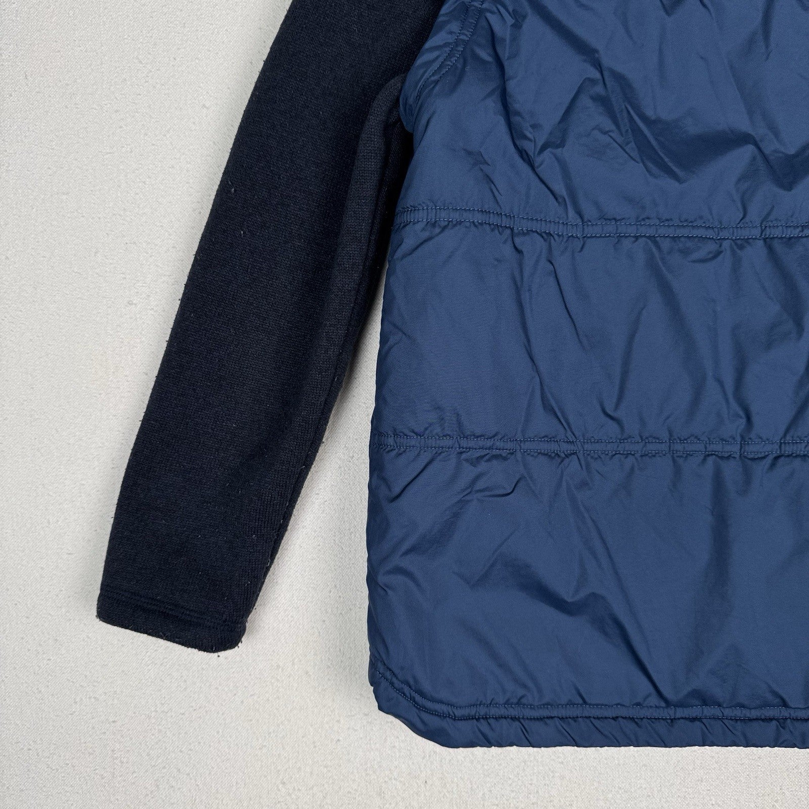 The North Face Gordon Lyons Navy Blue Varsity Winter Vest Boy’s M (10/12) *Read
