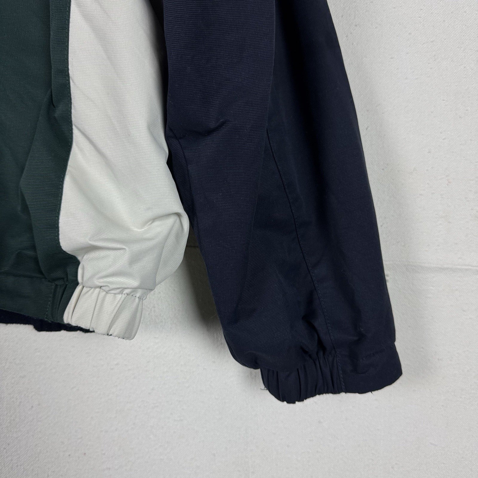 Nautica Reversible Jacket Mens XL NX2000 Fleece Insulated Full Zip Nylon Y2K