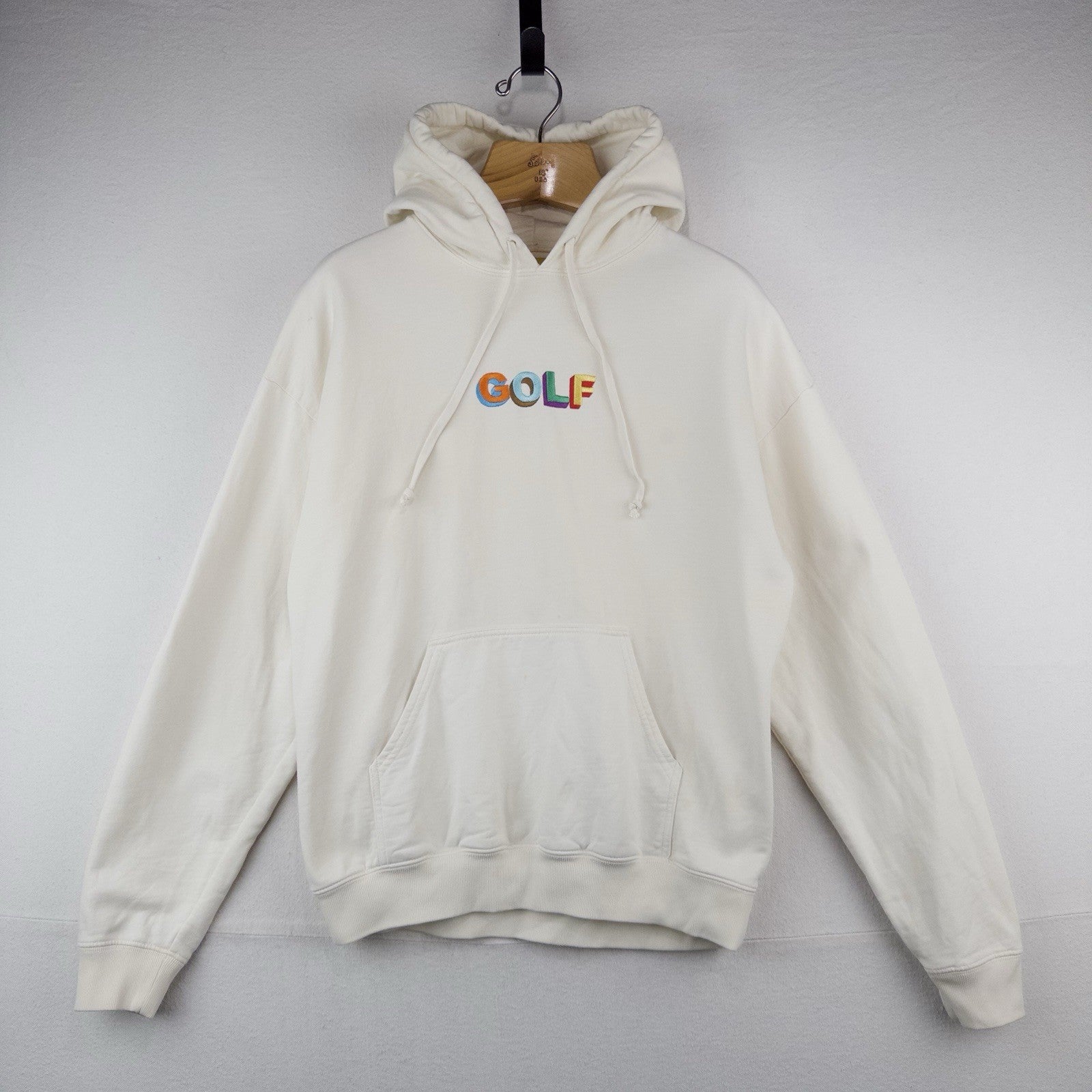 Golf Wang Cream Hoodie Sweatshirt Men’s M Tyler Creator Pullover Le Fleur