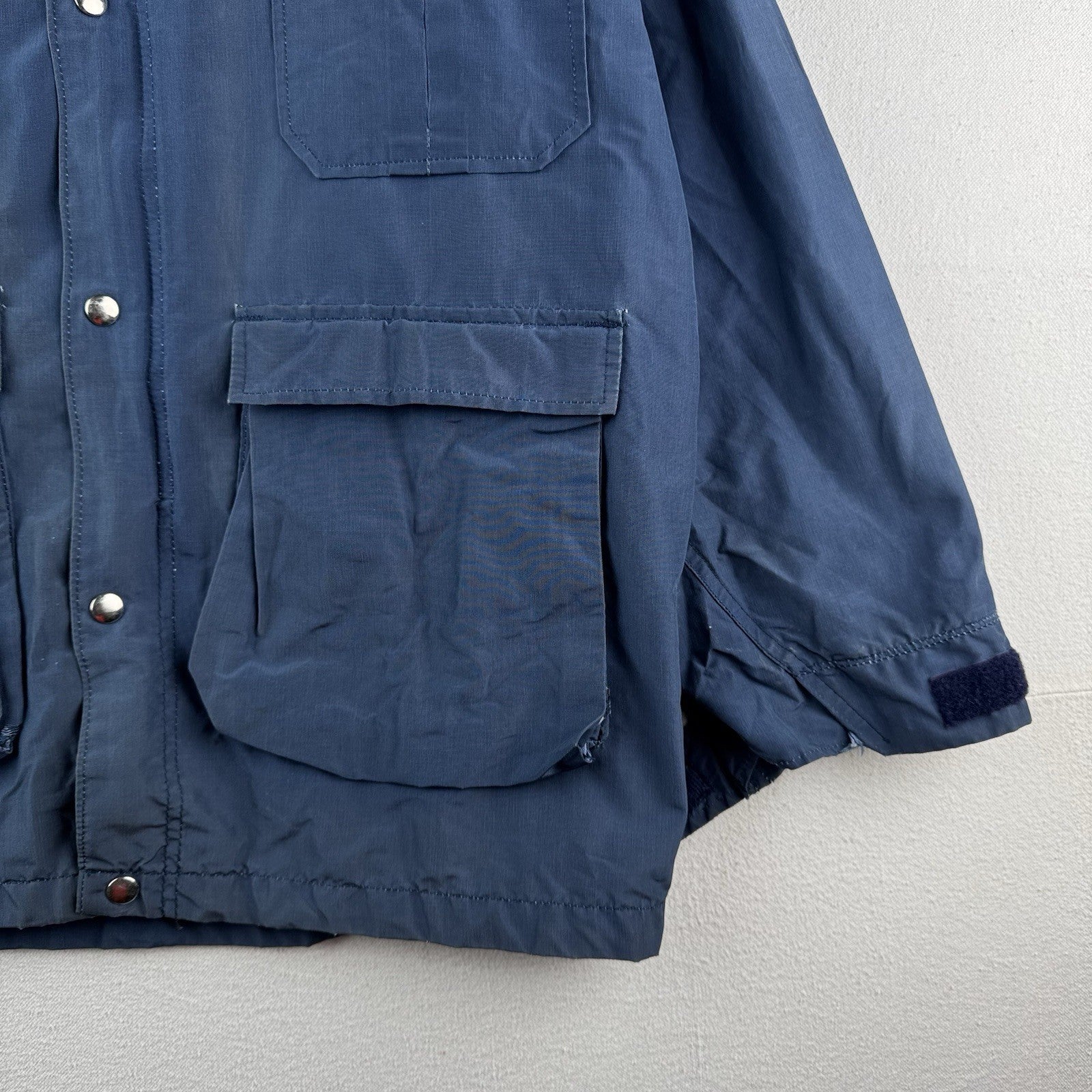 70's Vtg LL Bean Mens M Baxter State Park Windbreaker Jacket *Distressed