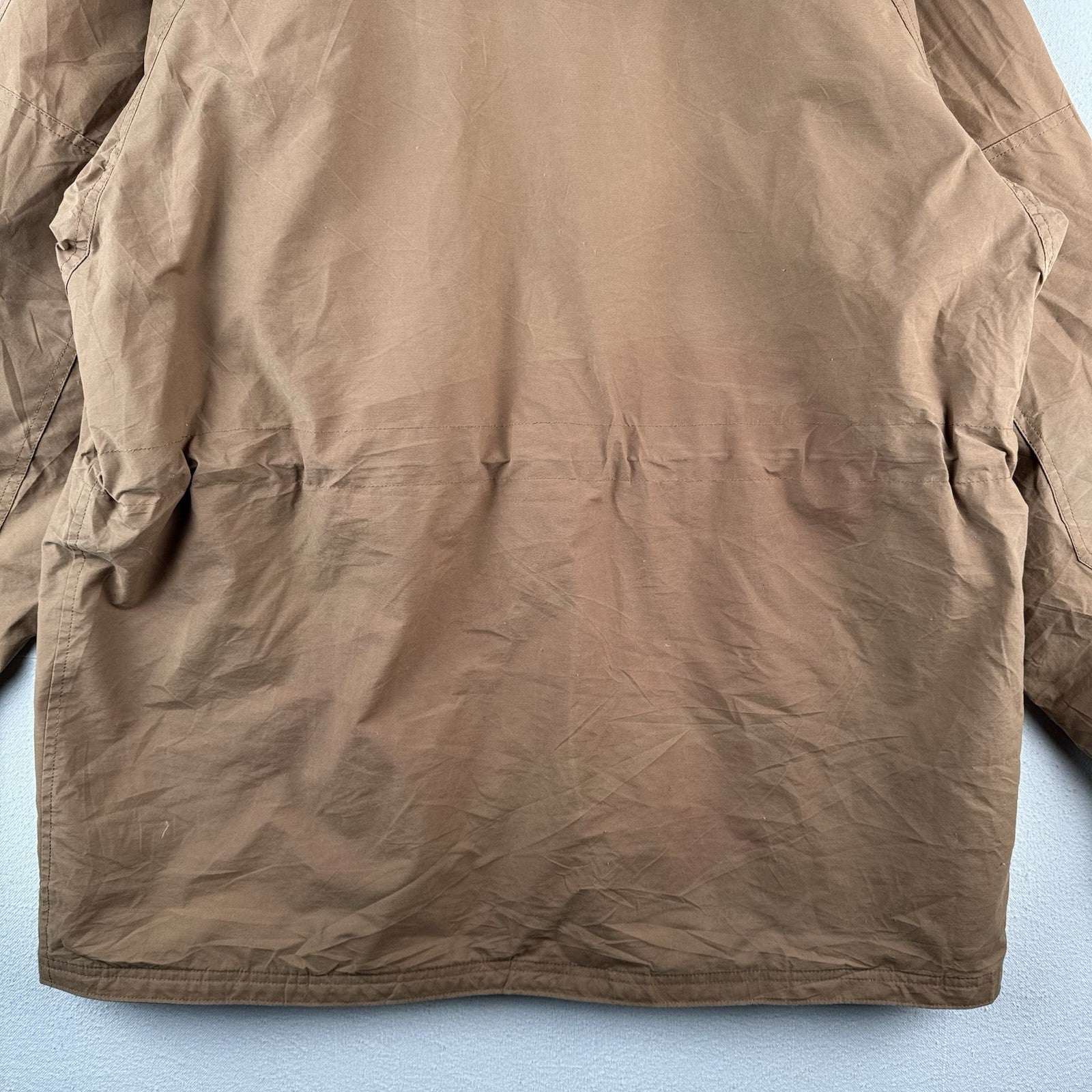 Lands' End Men's Bayfield Cotton Parka Camel Color Size XLT (46-48) *Read