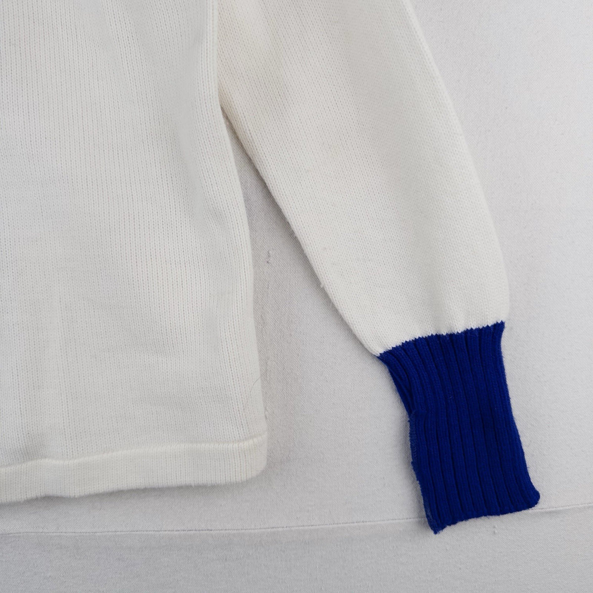 60’s Vtg Champion Letterman Cardigan Sweater Red White Blue 32” Youth M (10-12)