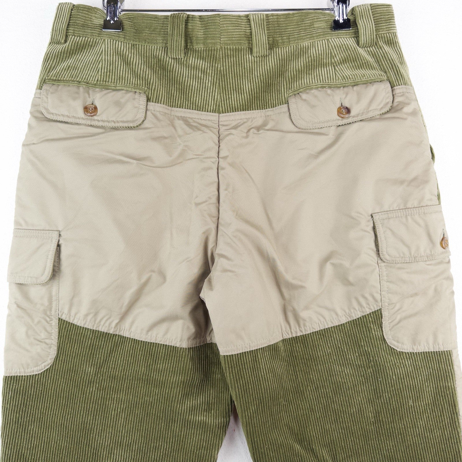 90’s Vtg Beretta Green Italian Corduroy Patchwork Hunting Pants Men’s 34x27 (52)