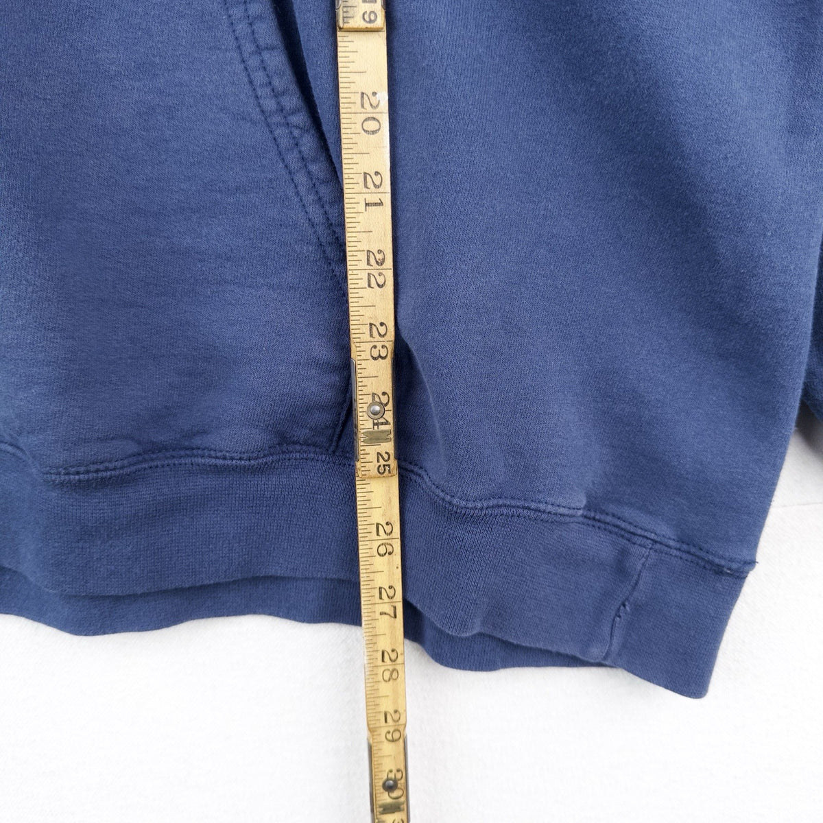90’s Vtg Hampton University Heavyweight Hoodie Men's XL Blue HBCU *Read
