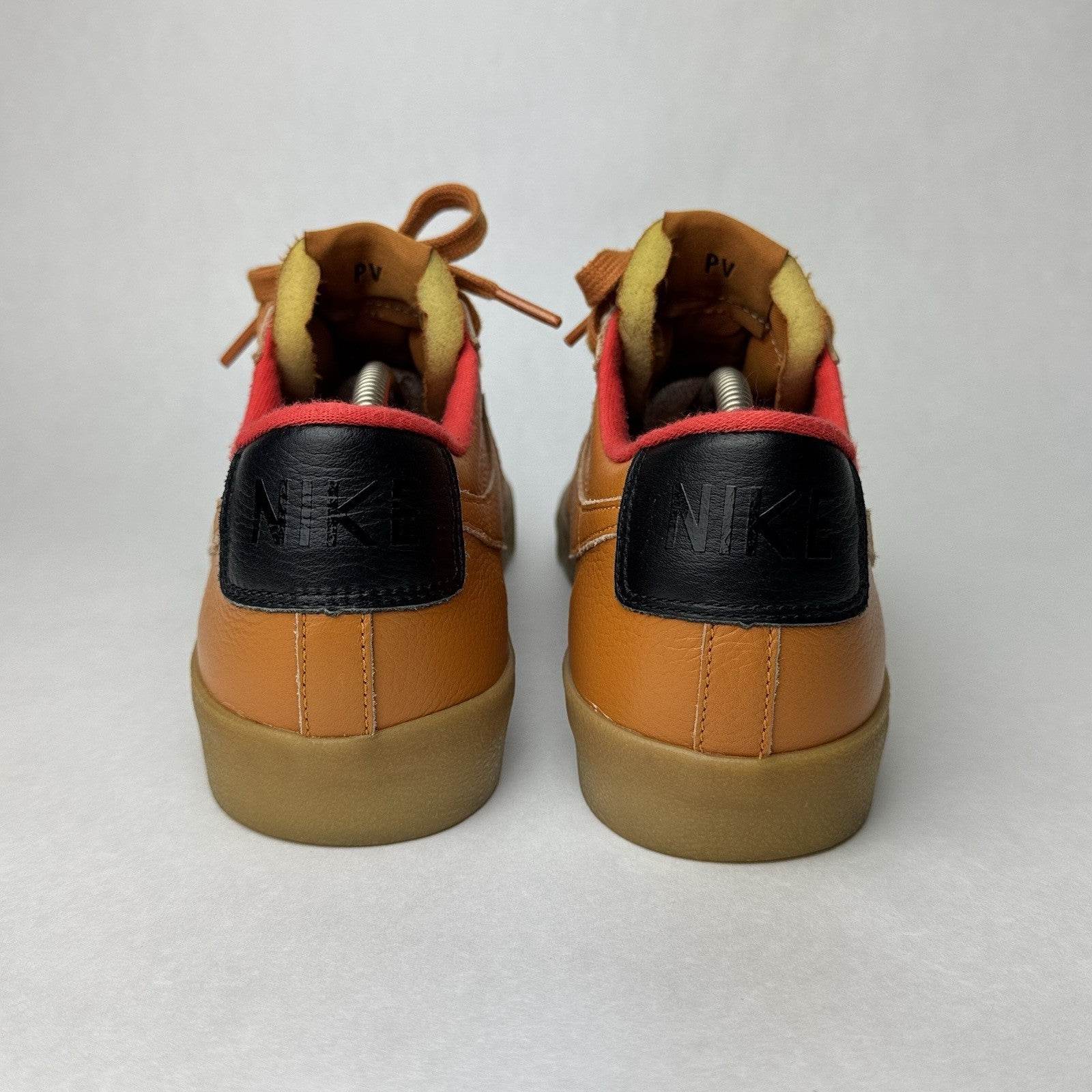 Nike Men’s Blazer Low 77 Vintage Team Orange Suede Leather Gum Sole US 10.5