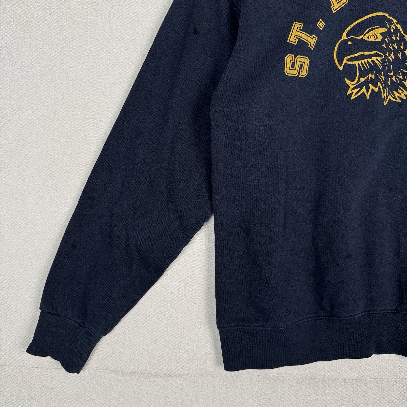 Vintage  St.  Benedict Eagles Crewneck Sweatshirt Men’s Small Blue *Distressed