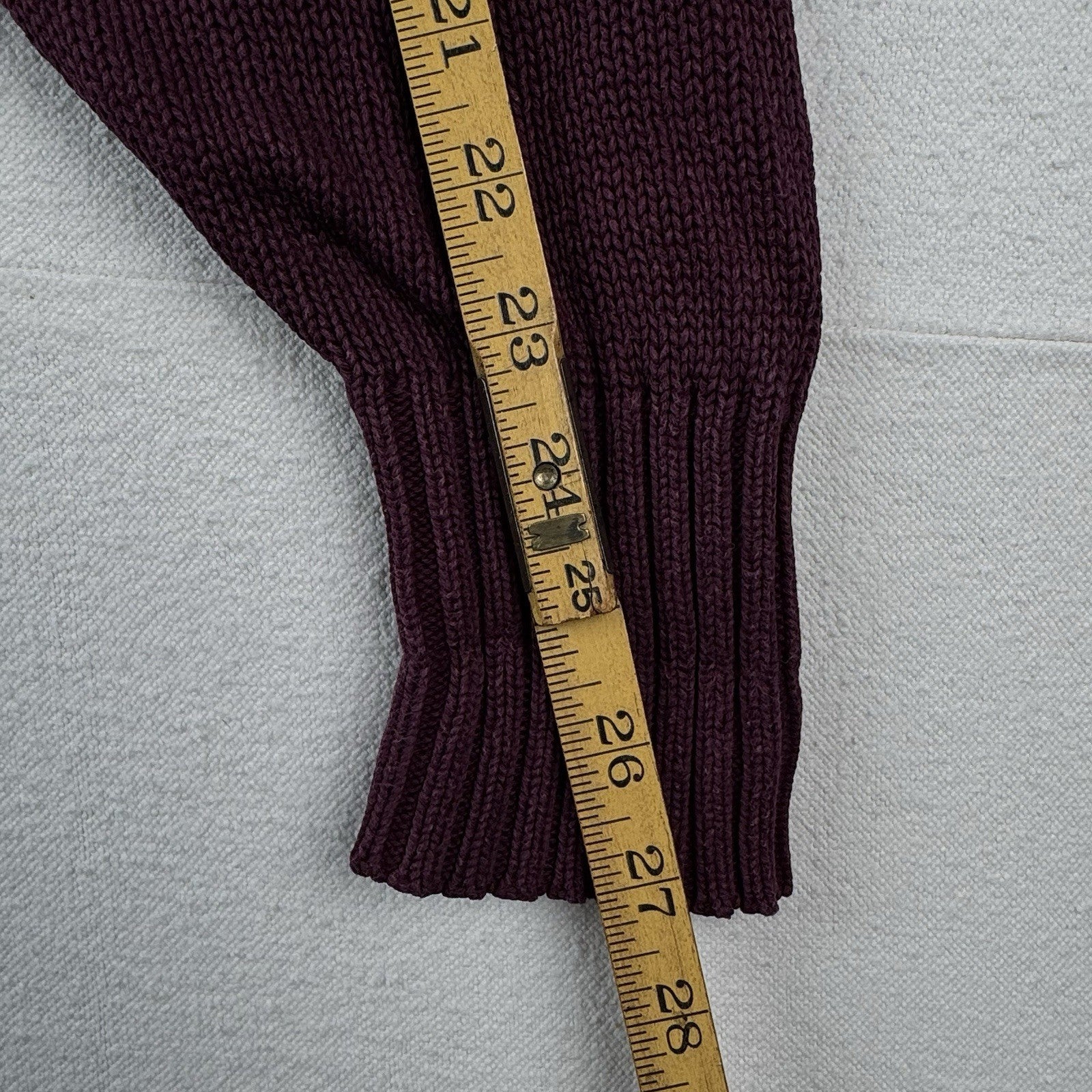 90’s Vintage Polo Ralph Lauren Sweater Men’s XL Eggplant Purple Cotton