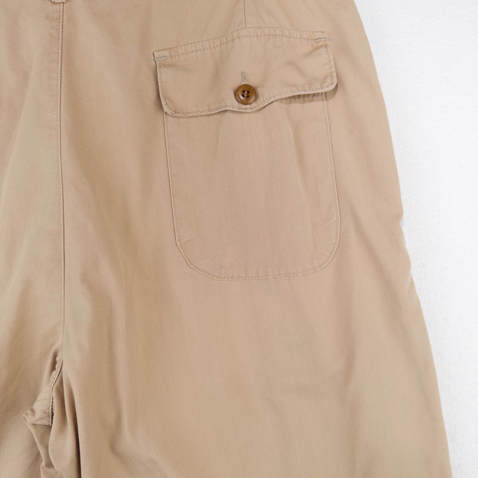 80’s Vtg Polo Ralph Lauren Lightweight Utility Chinos 32x34 (13” Rise) USA *Read