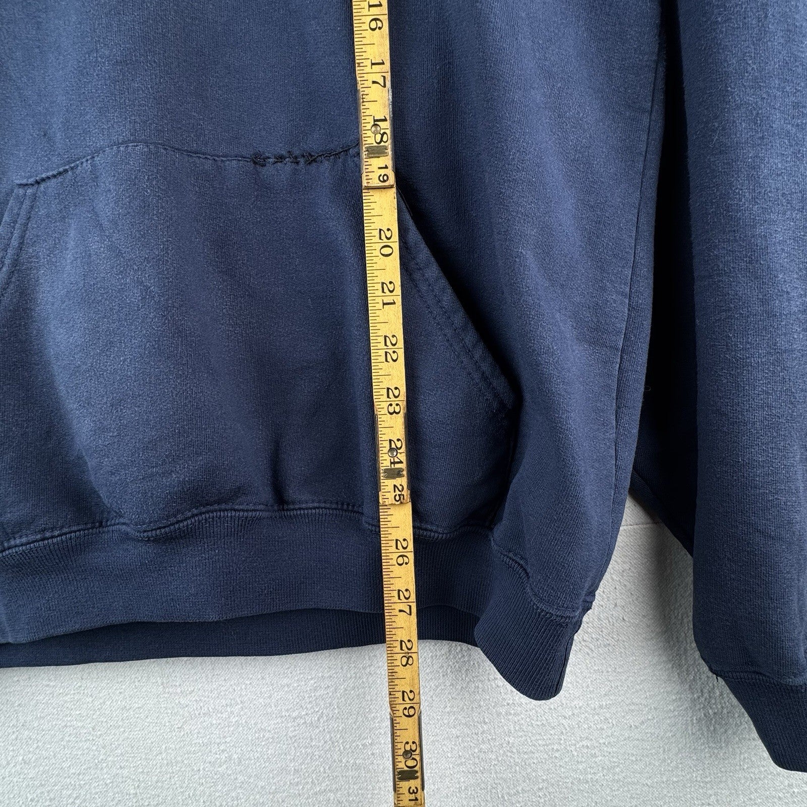 90s Vtg Coast Guard Reverse Weave Hoodie Sweatshirt Cotton Exchange Made USA - M