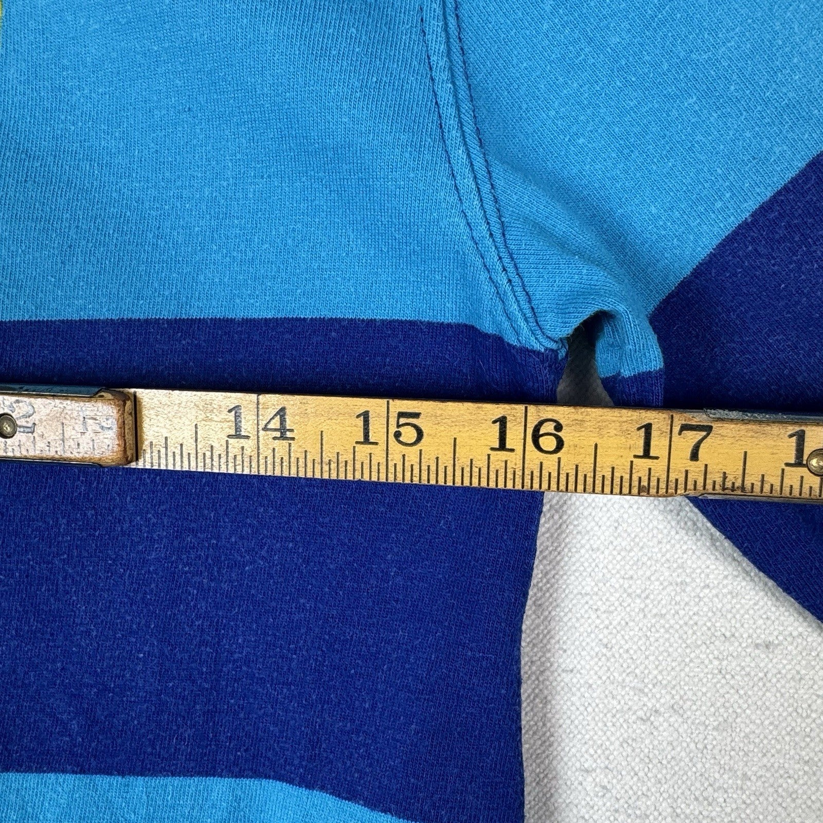 Polo Ralph Lauren Kids Blue Striped Rugby Size M 10-12
