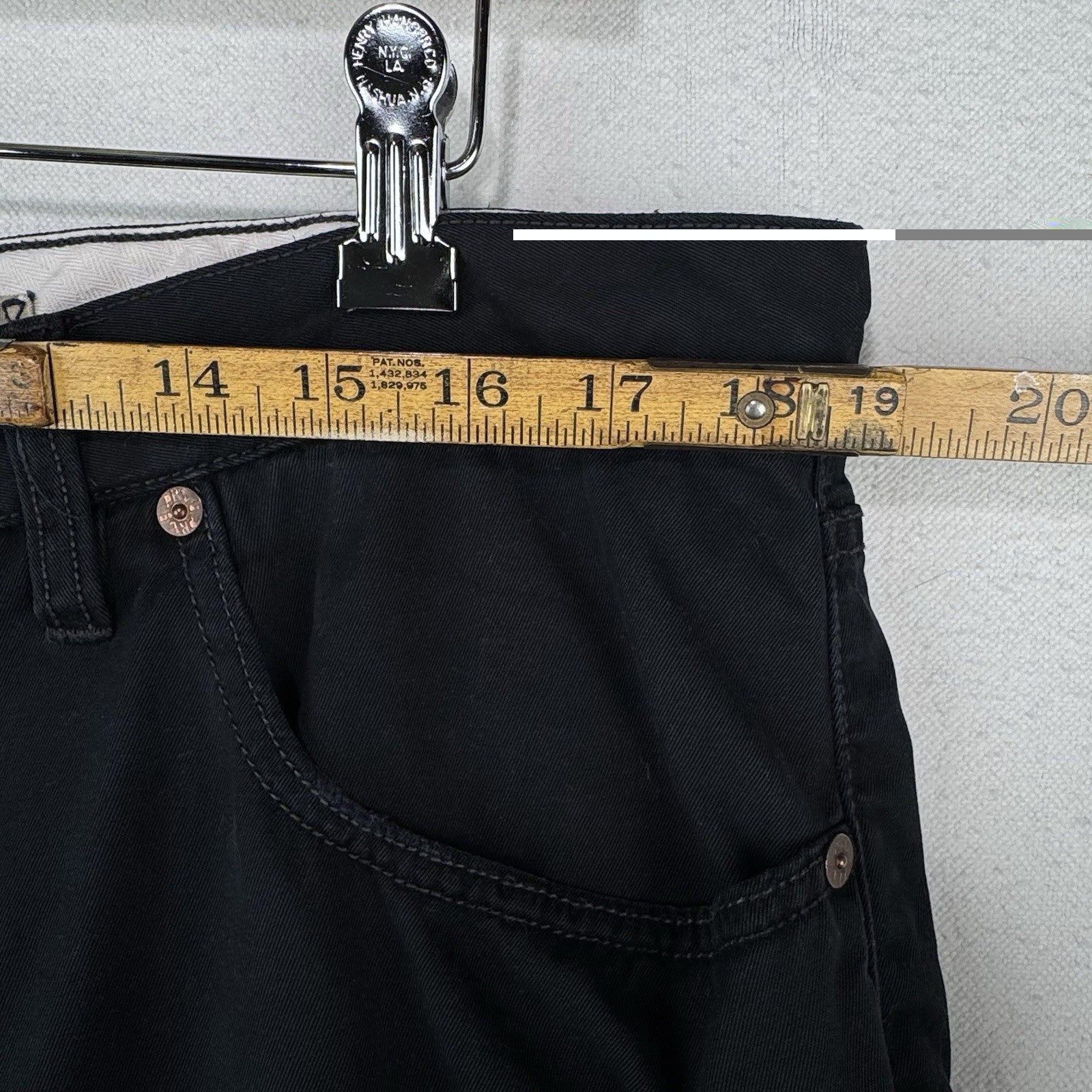 Vintage Polo Ralph Lauren Men’s 38x32 Black Lined Chino Pants Red Plaid