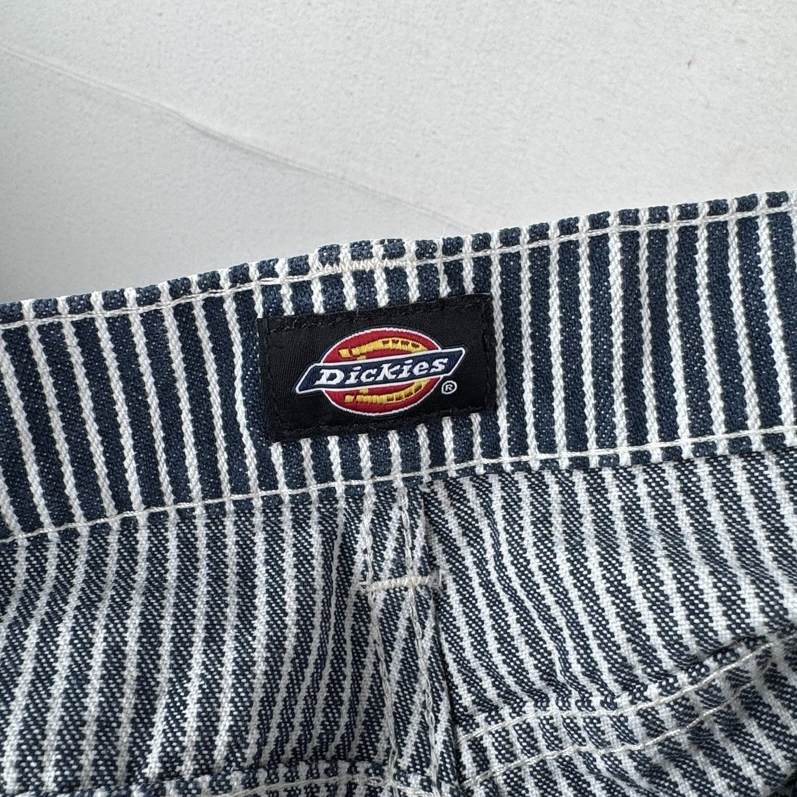 Dickies Painter Pants Men’s 34x32 Hickory Stripe Carpenter Railroad (cuff=7.5”)