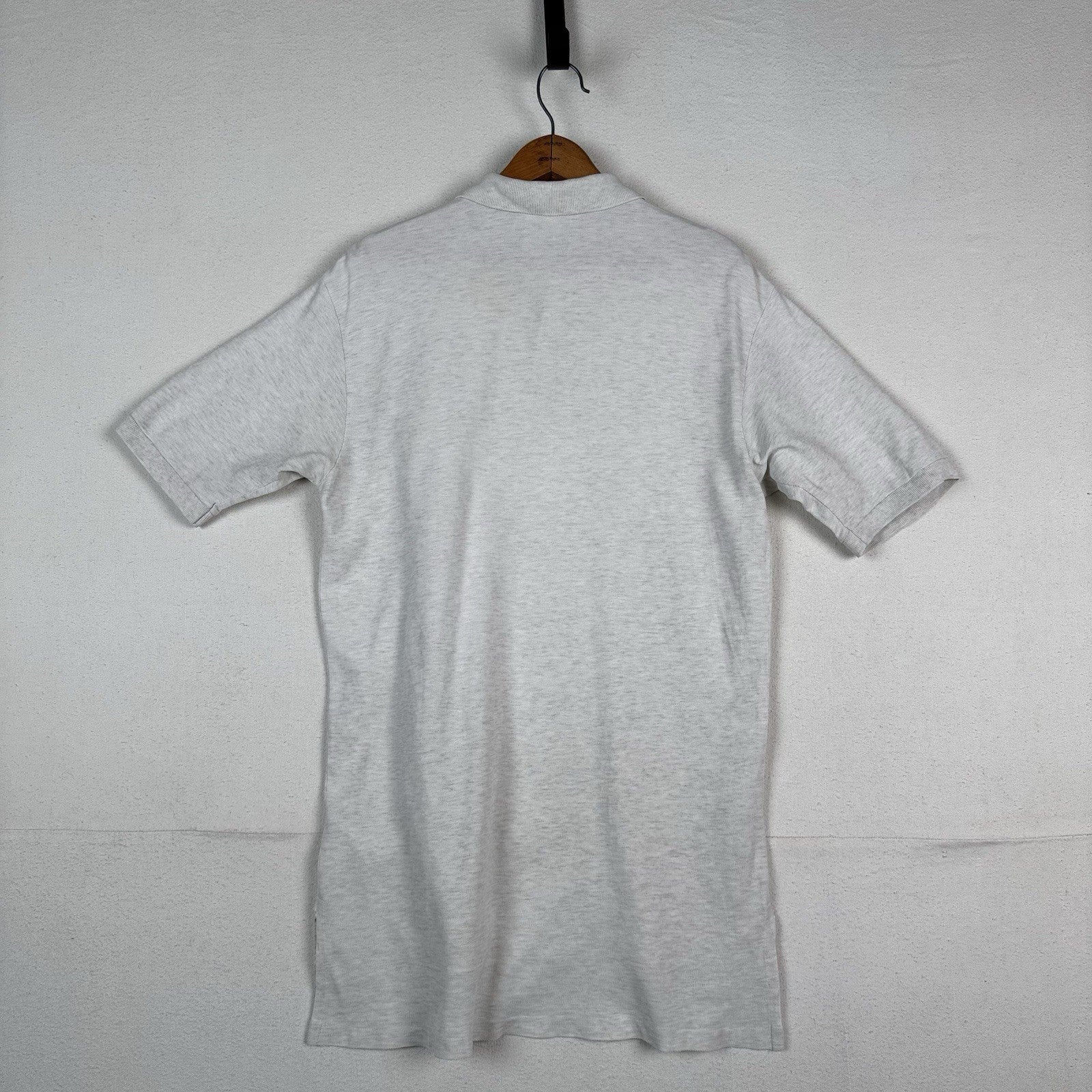 Vintage Polo Ralph Lauren Polo Shirt Mens Medium Oatmeal Mesh Pique