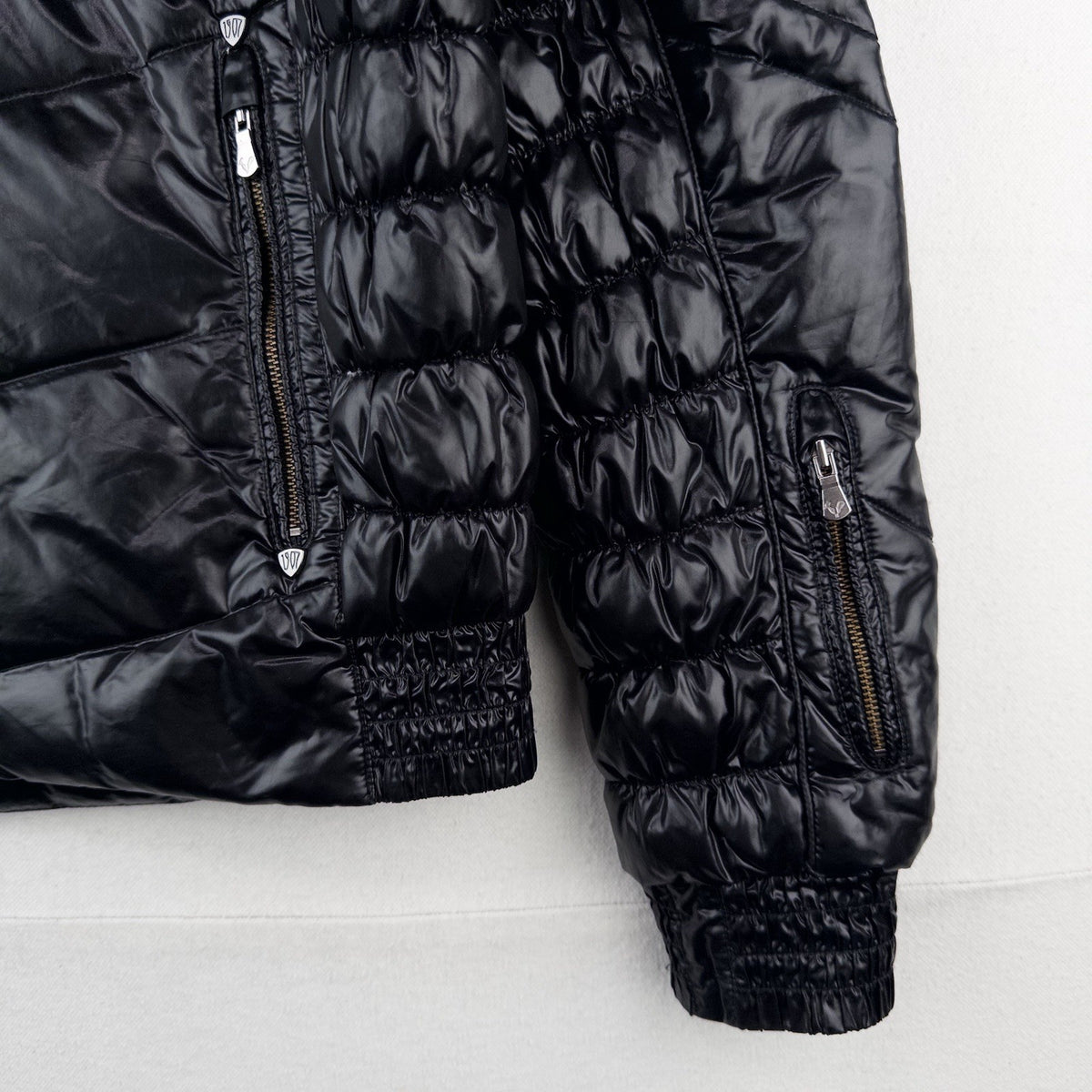 Rossignol Glossy Down Puffer Ski Jacket Women’s Large Quilted Black