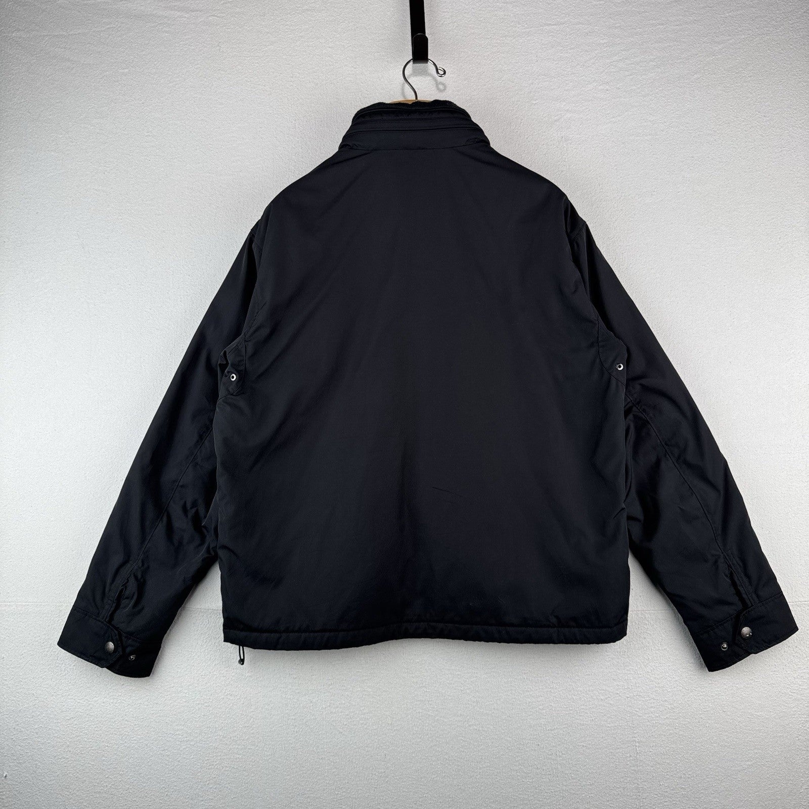 Polo Ralph Lauren Harrington Jacket Mens XL Black Insulated Stowaway Hood