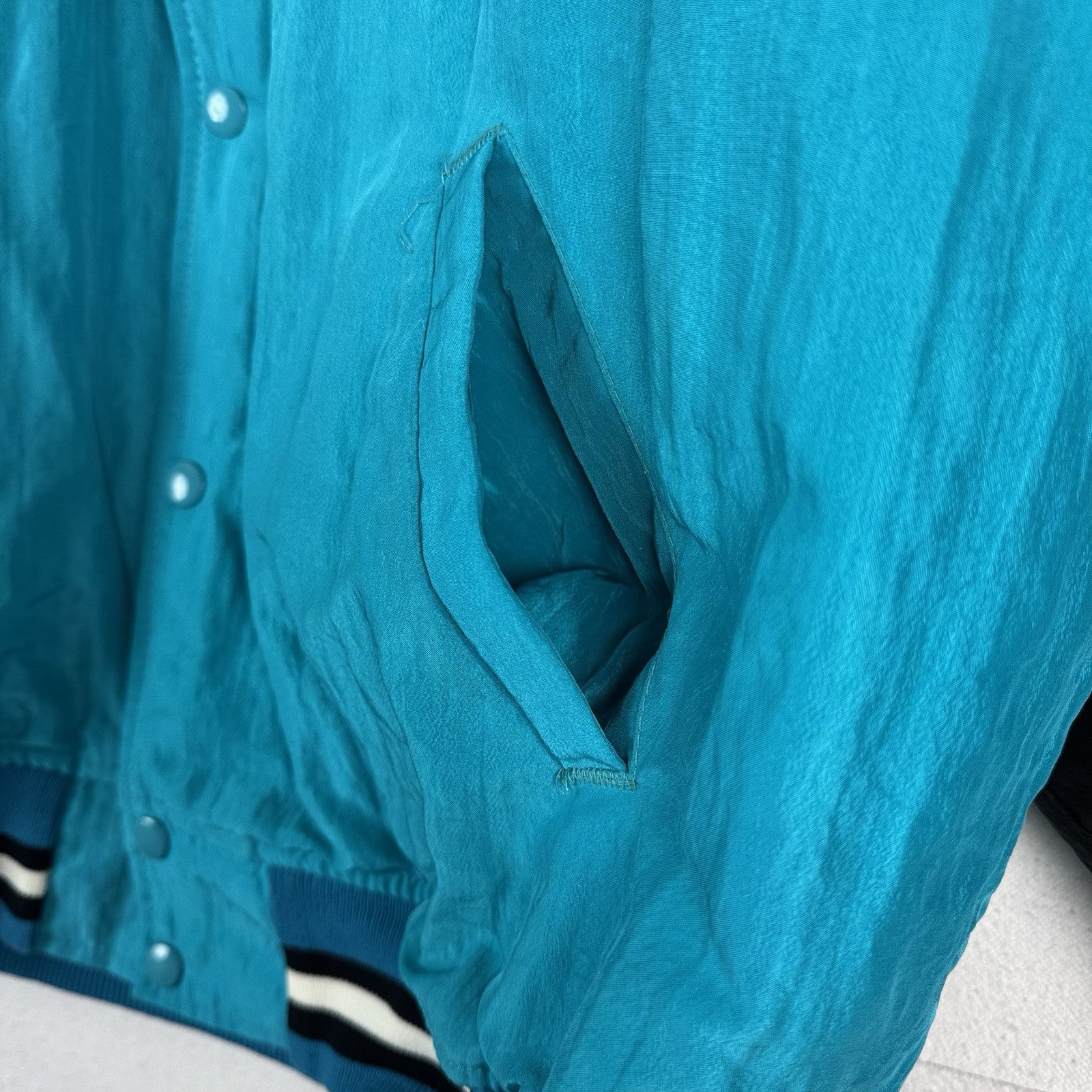 1994 Rancho Quakes Starter Jacket Mens Large Quilted Made In USA