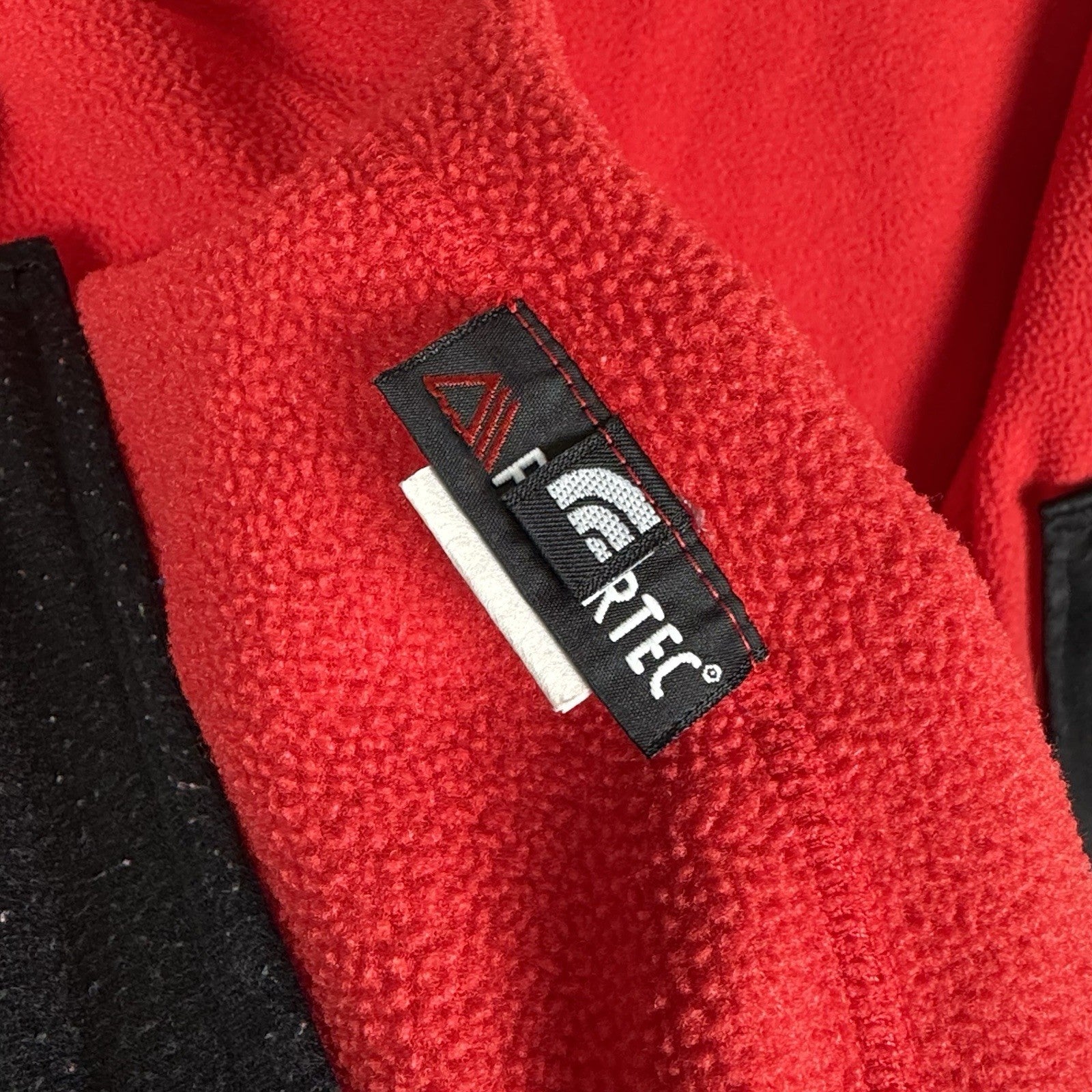 Vintage 90’s The North Face Mens Red Gray Polartec Fleece Jacket Zip Up Large 44