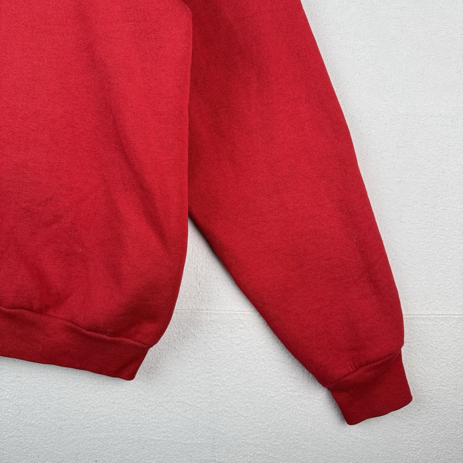 80’s Vtg Polo Ralph Lauren Sweatshirt Men XL Scribble Crest Red No Side Seam USA