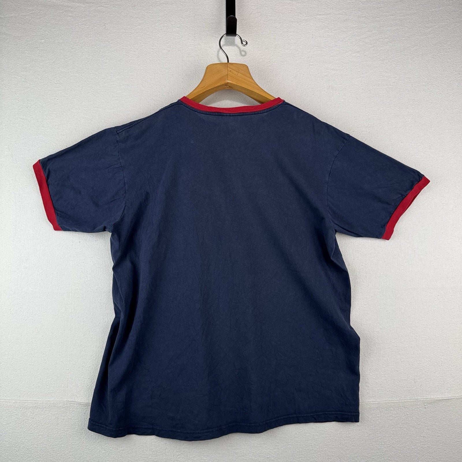 90’s Vintage Polo Ralph Lauren Ringer Crest Logo T-Shirt Large Made In USA