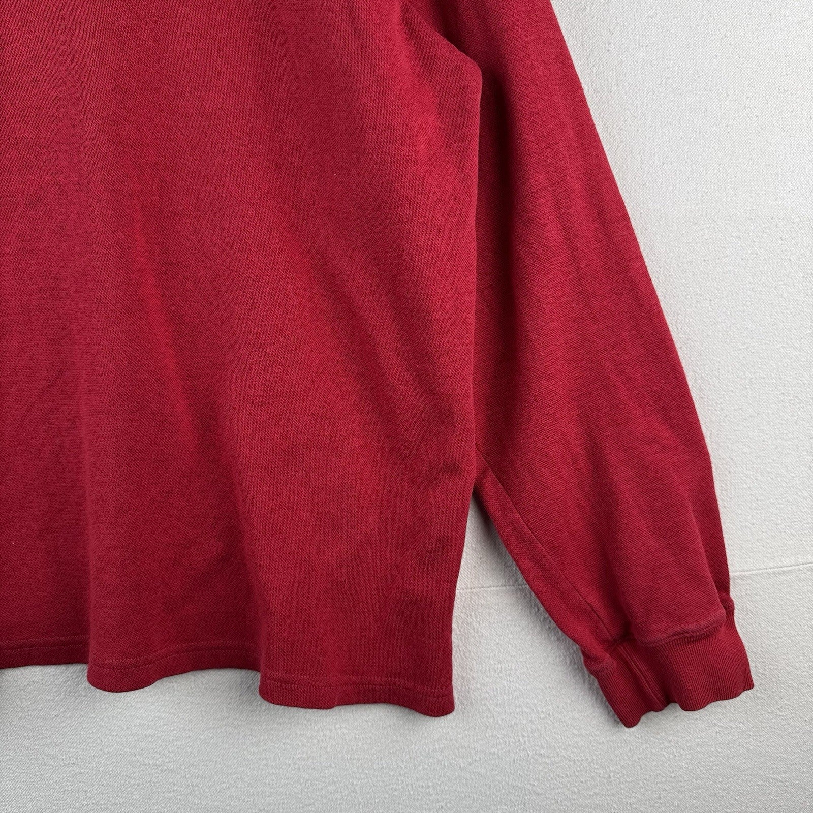 90s Vtg Ralph Lauren Polo Sport Red Turtleneck Spellout Sweater Mens XL Made USA