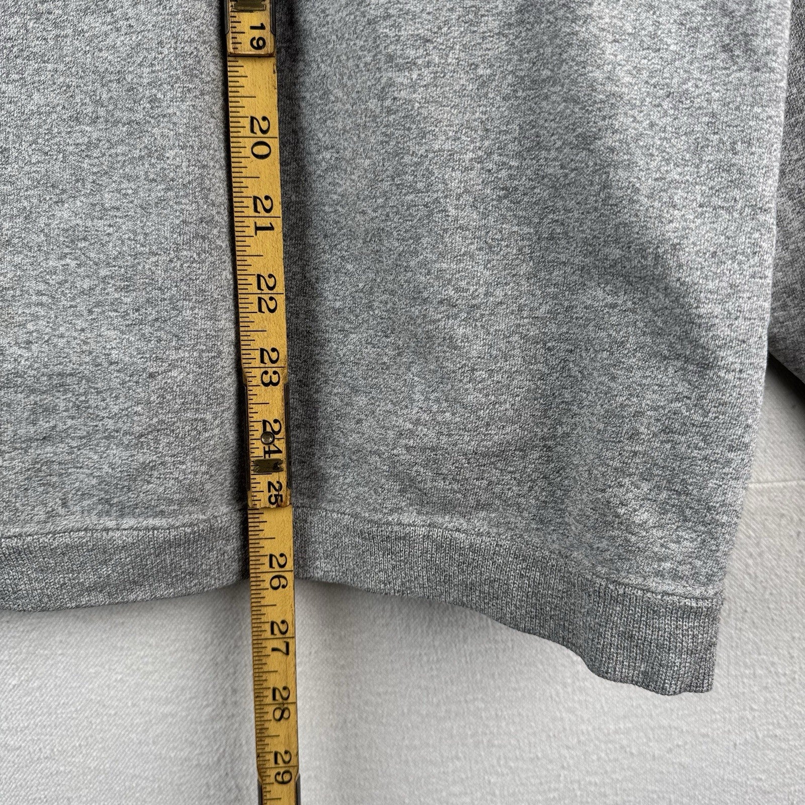 90’S Vtg Aurora University Crewneck Sweatshirt Men’s XL Gray Distressed Made USA