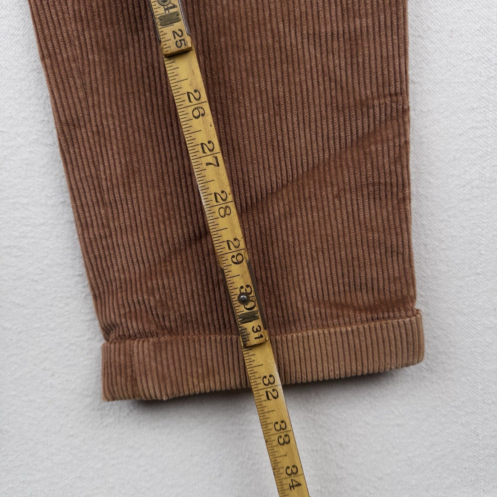 70’s Vtg Ralph Lauren Blue Label Western Brown Corduroy Pants Women's 8 Talon