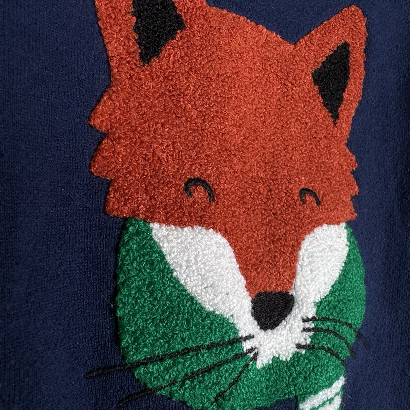 Lot Of 2 Carter's Crewneck Sweatshirts Gray Bear Blue Fox Pullover Size 5T