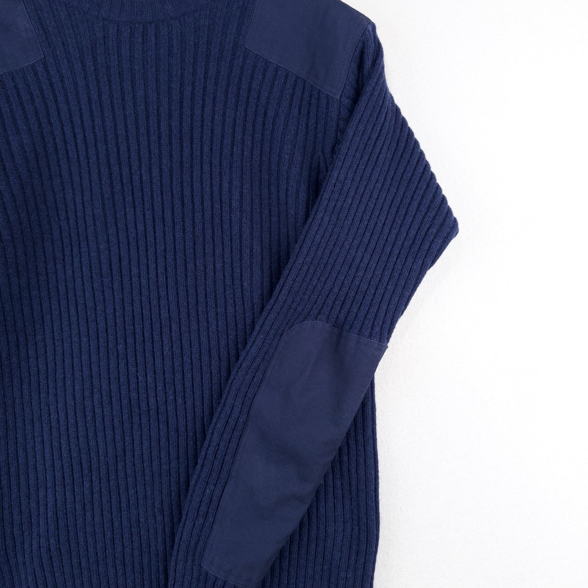 L.L. Bean Commando Merino Lambs Wool Crew Neck Sweater Navy Blue Men’s XL