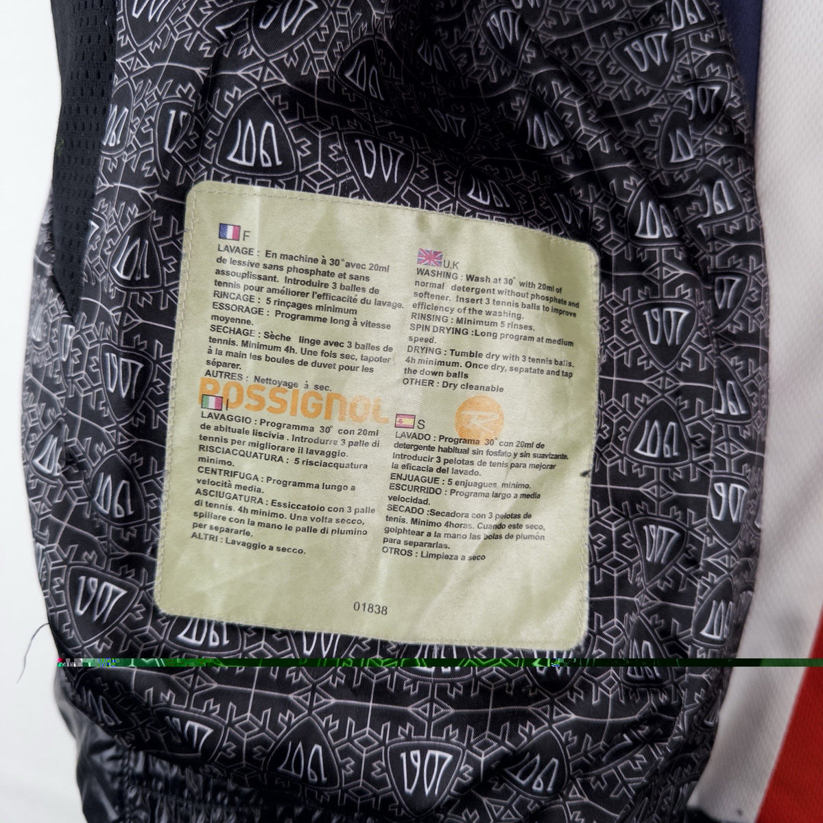 Rossignol Glossy Down Puffer Ski Jacket Women’s Large Quilted Black