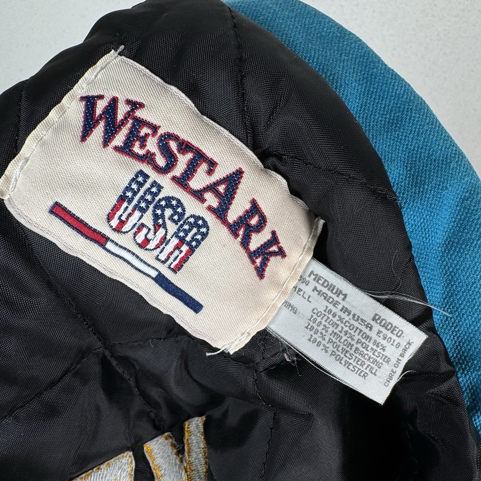 Vintage Westark Western Jacket Snap Bomber Archery Cowboy Rodeo Men’s M USA Made