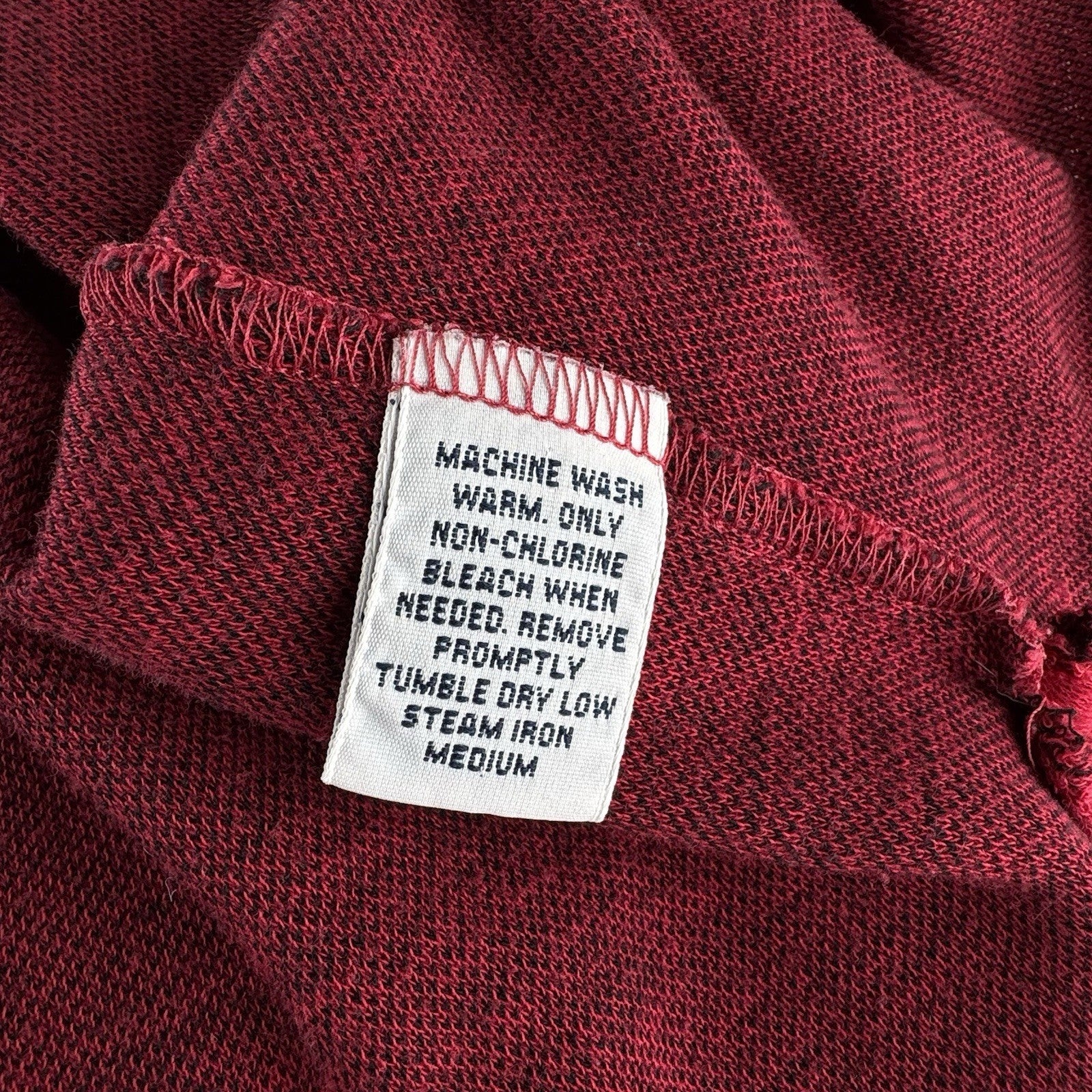 90s Vtg Ralph Lauren Polo Sport Red Turtleneck Spellout Sweater Mens XL Made USA