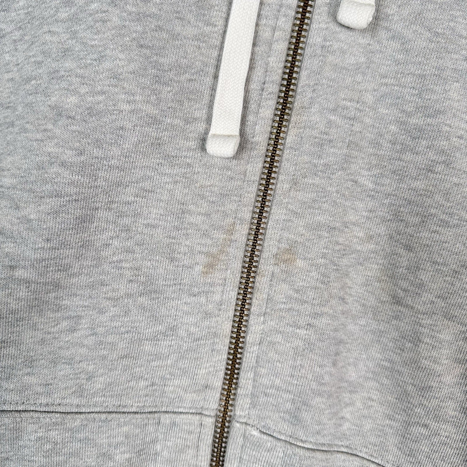 Vtg Polo Ralph Lauren Thermal Hoodie Men’s 2XB Full Zip Gray Sweatshirt *Read