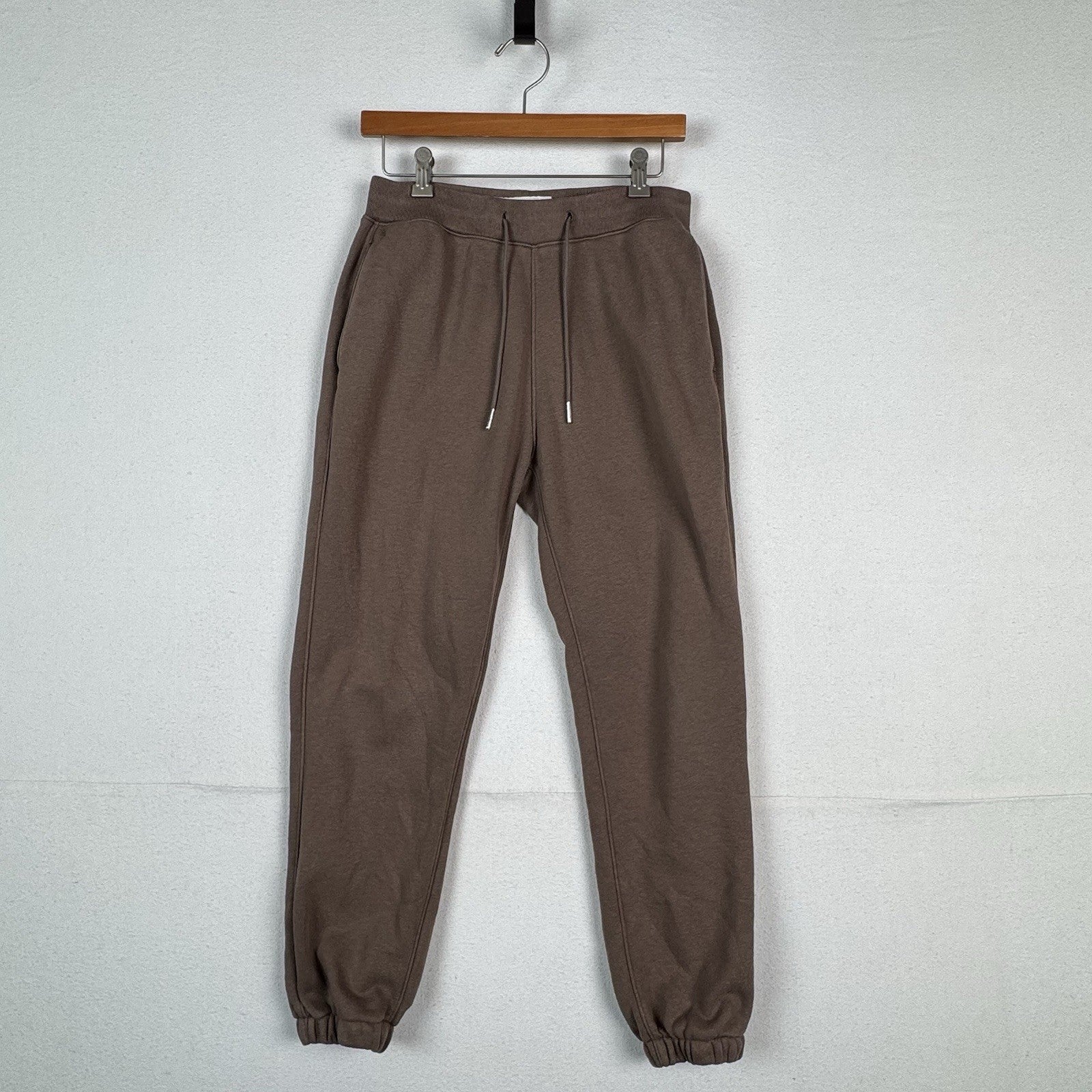 Abercrombie & Fitch Mens Small Relaxed Brown Essential Fleece Jogger Loungewear