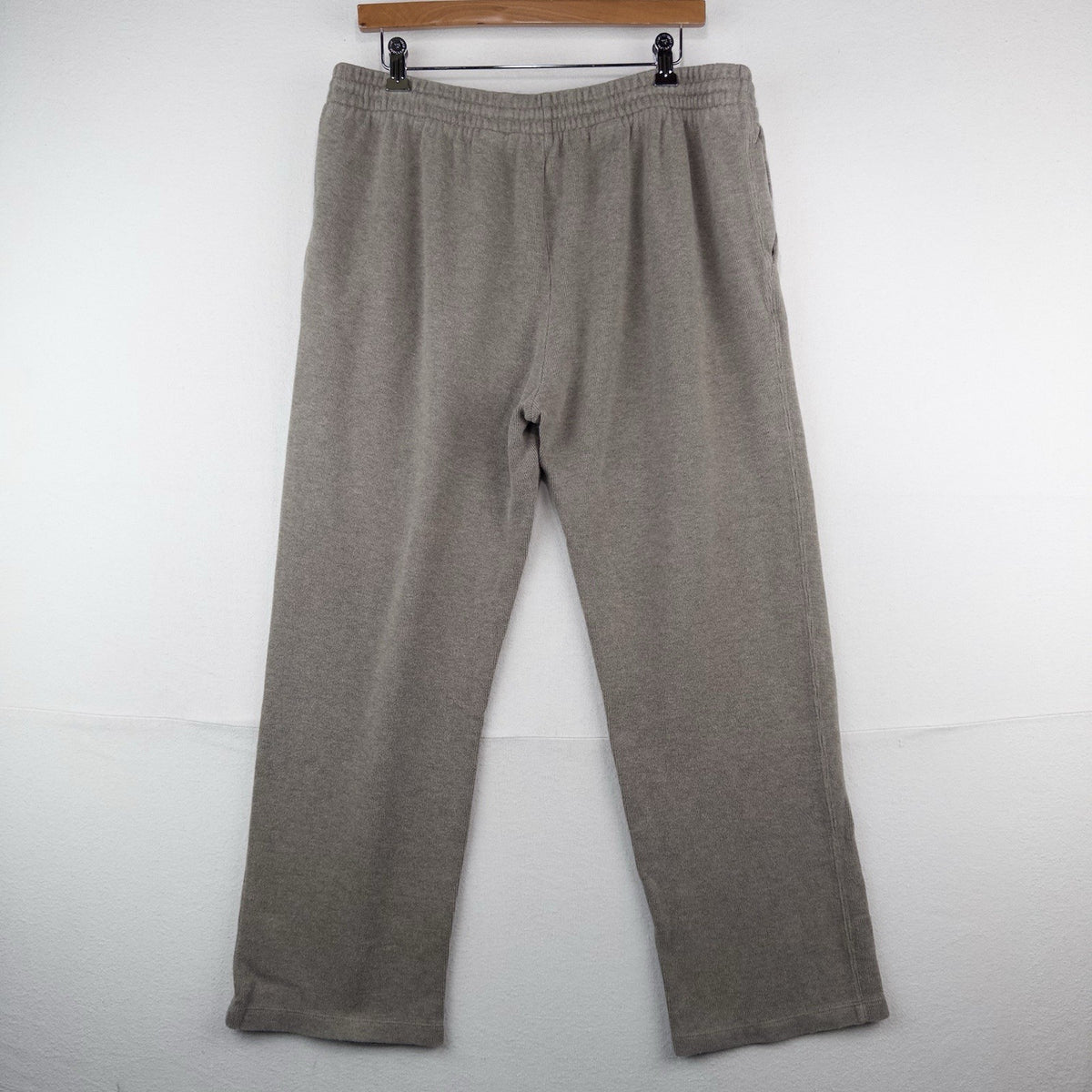 Polo Ralph Lauren Men’s L Fleece Lounge Sweatpants Heather Tan Straight Leg 9”