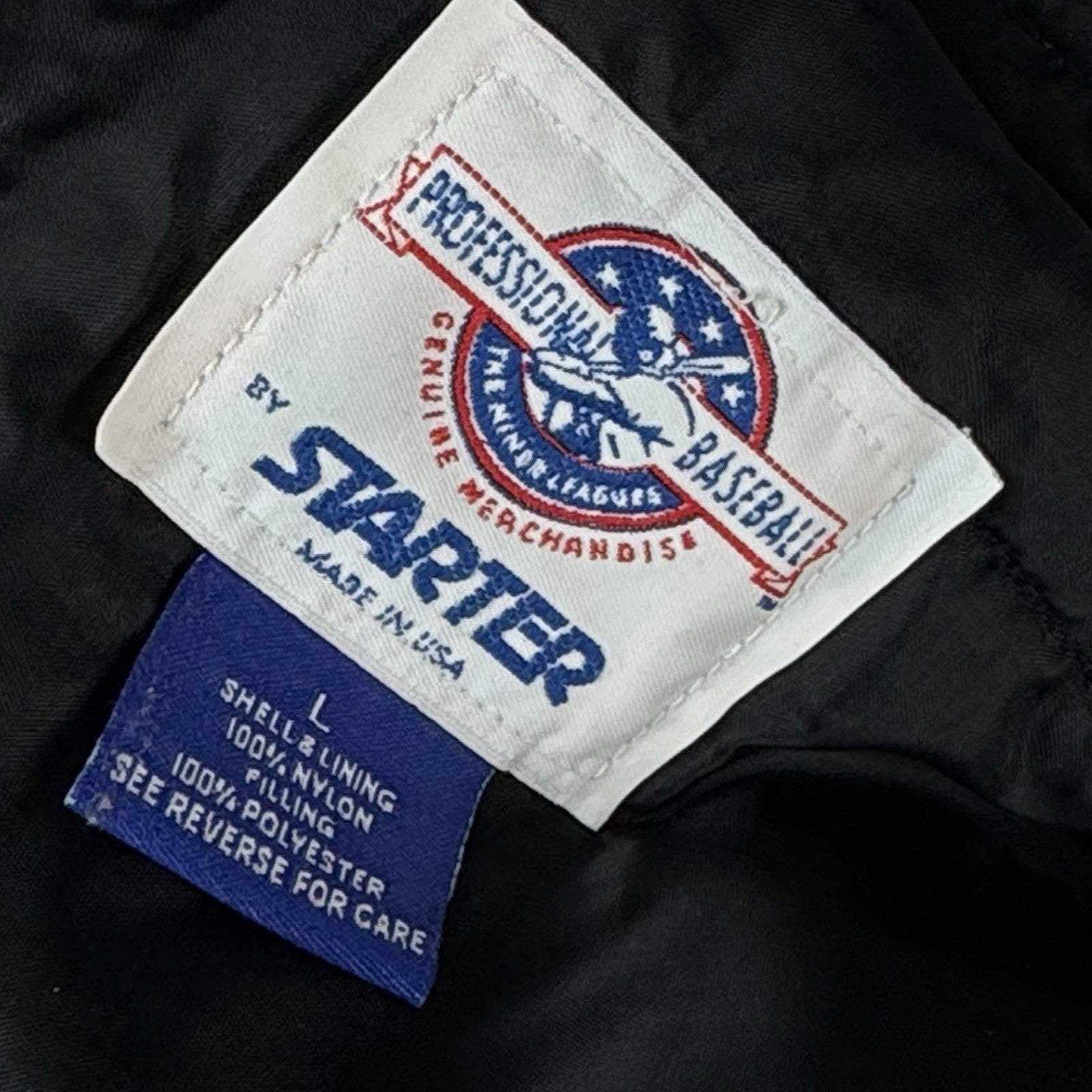 1994 Rancho Quakes Starter Jacket Mens Large Quilted Made In USA